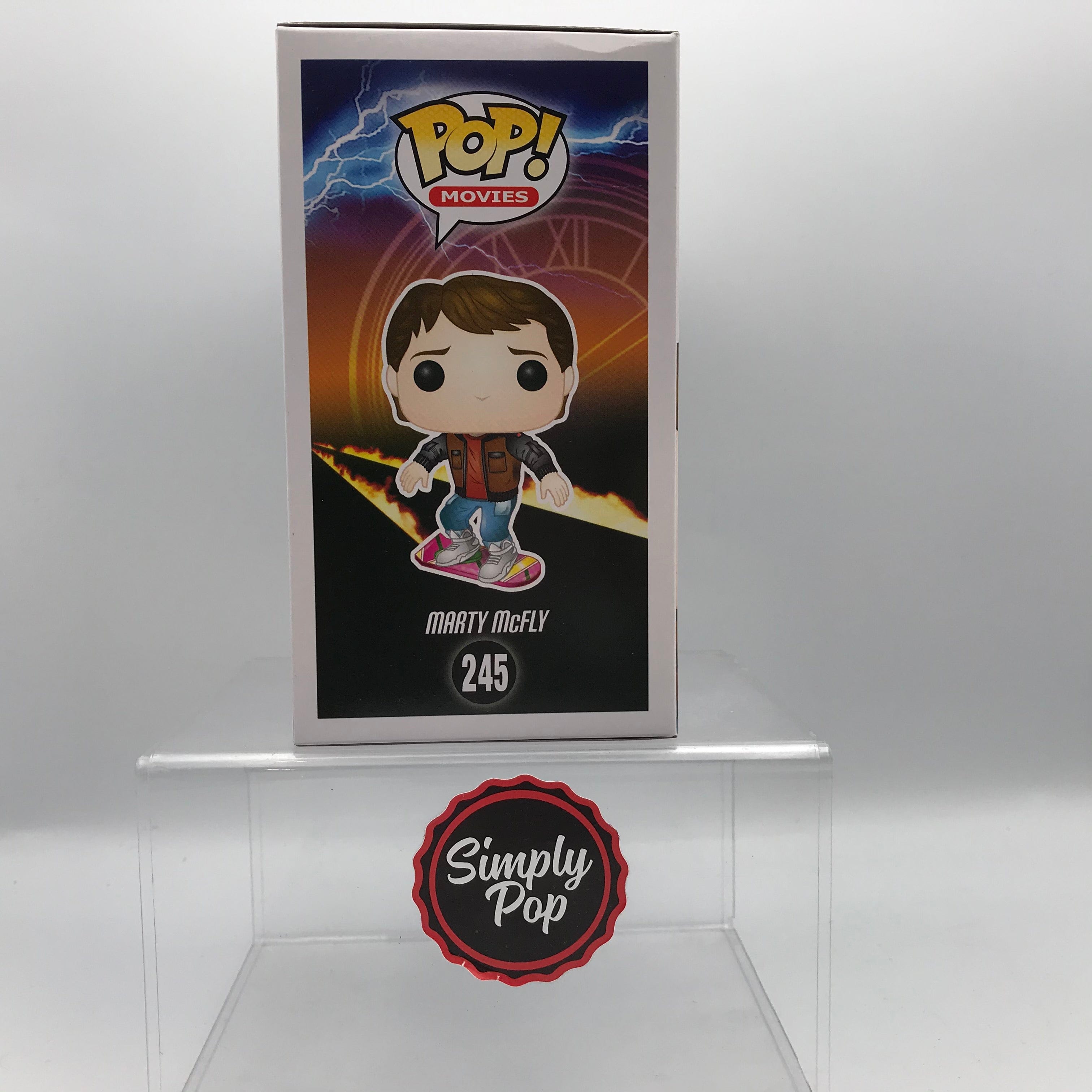 Funko Pop Marty McFly Hoverboard #245 Fun.com Exclusive Vaulted Grail Back To The Future II Movies