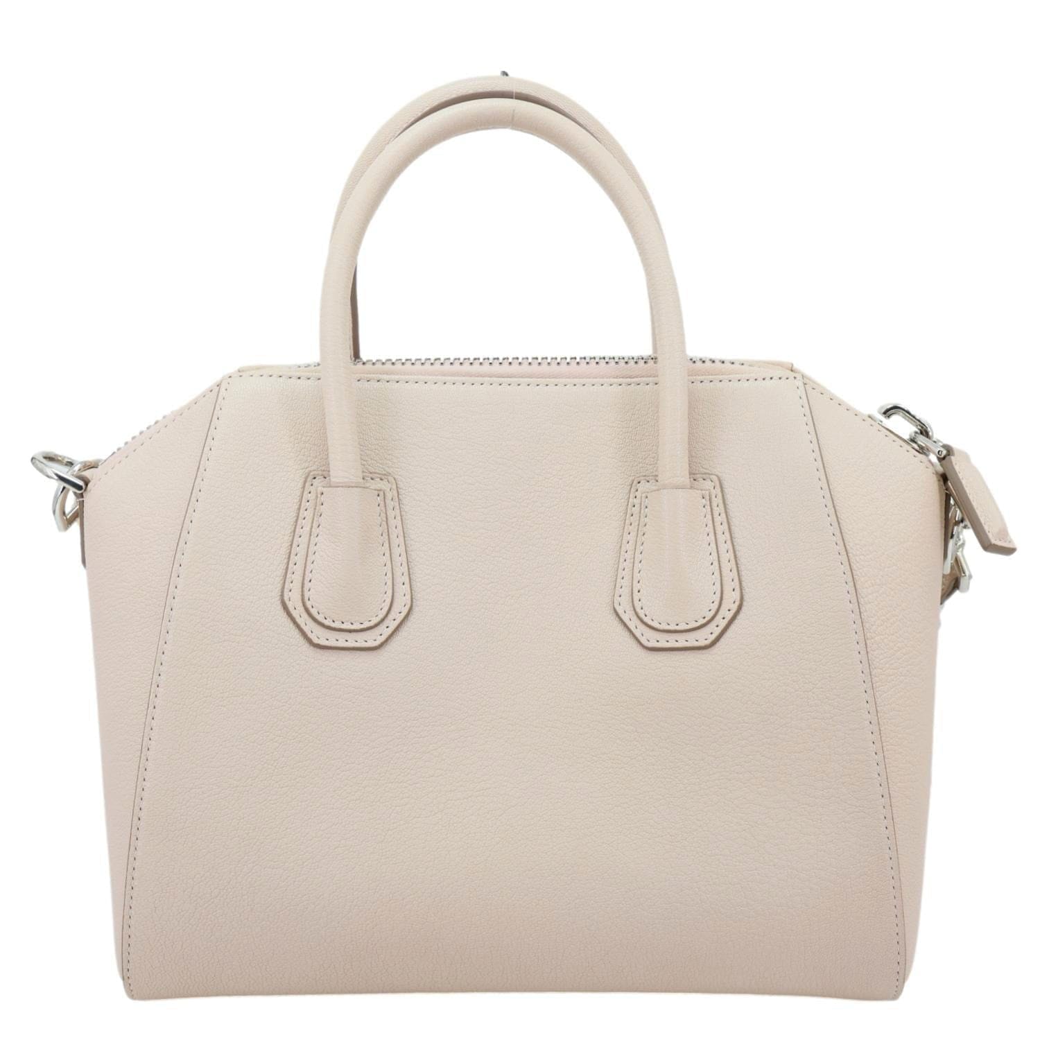 GIVENCHY Antigona Small Sugar Goatskin Leather Shoulder Bag Pale Pink