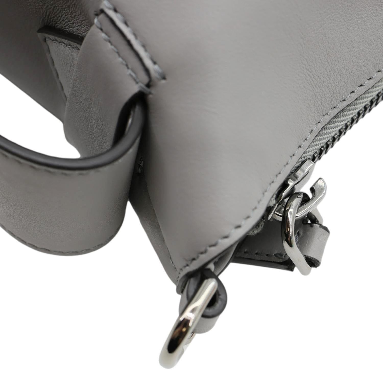 GIVENCHY Antigona Soft Leather Shoulder Bag Gray