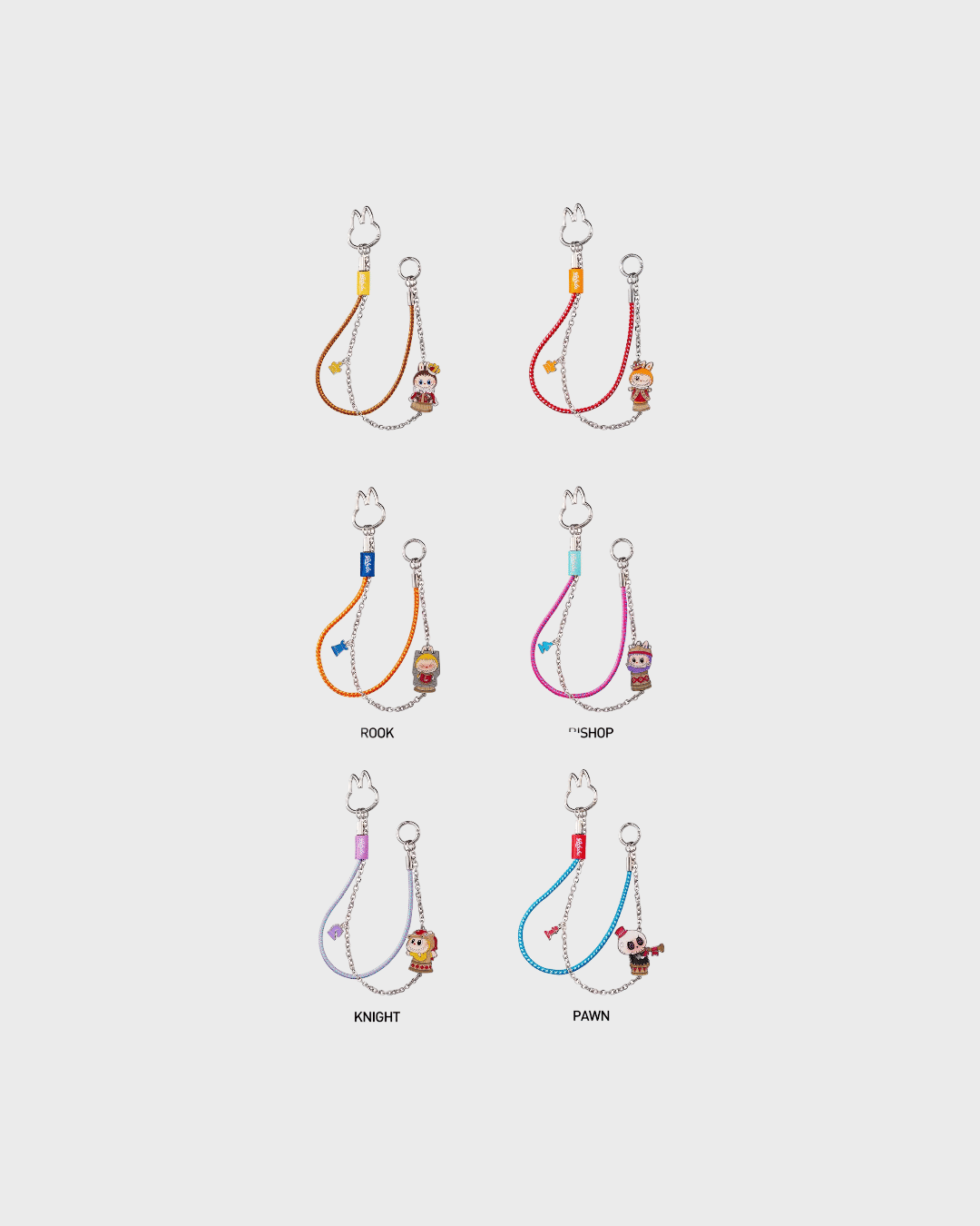 Pop Mart Labubu The Monsters Let's Checkmate Series Pendant