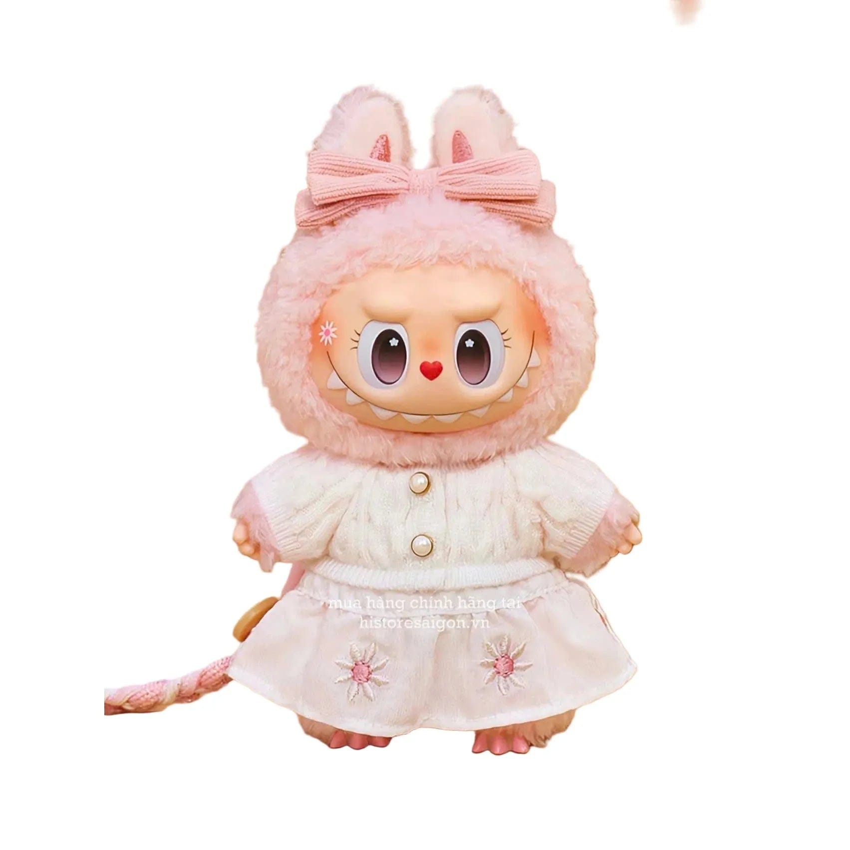 Pop Mart POP LAND The Monsters LABUBU Mokoko Fall Into Sweaters Vinyl Plush Pendant Co