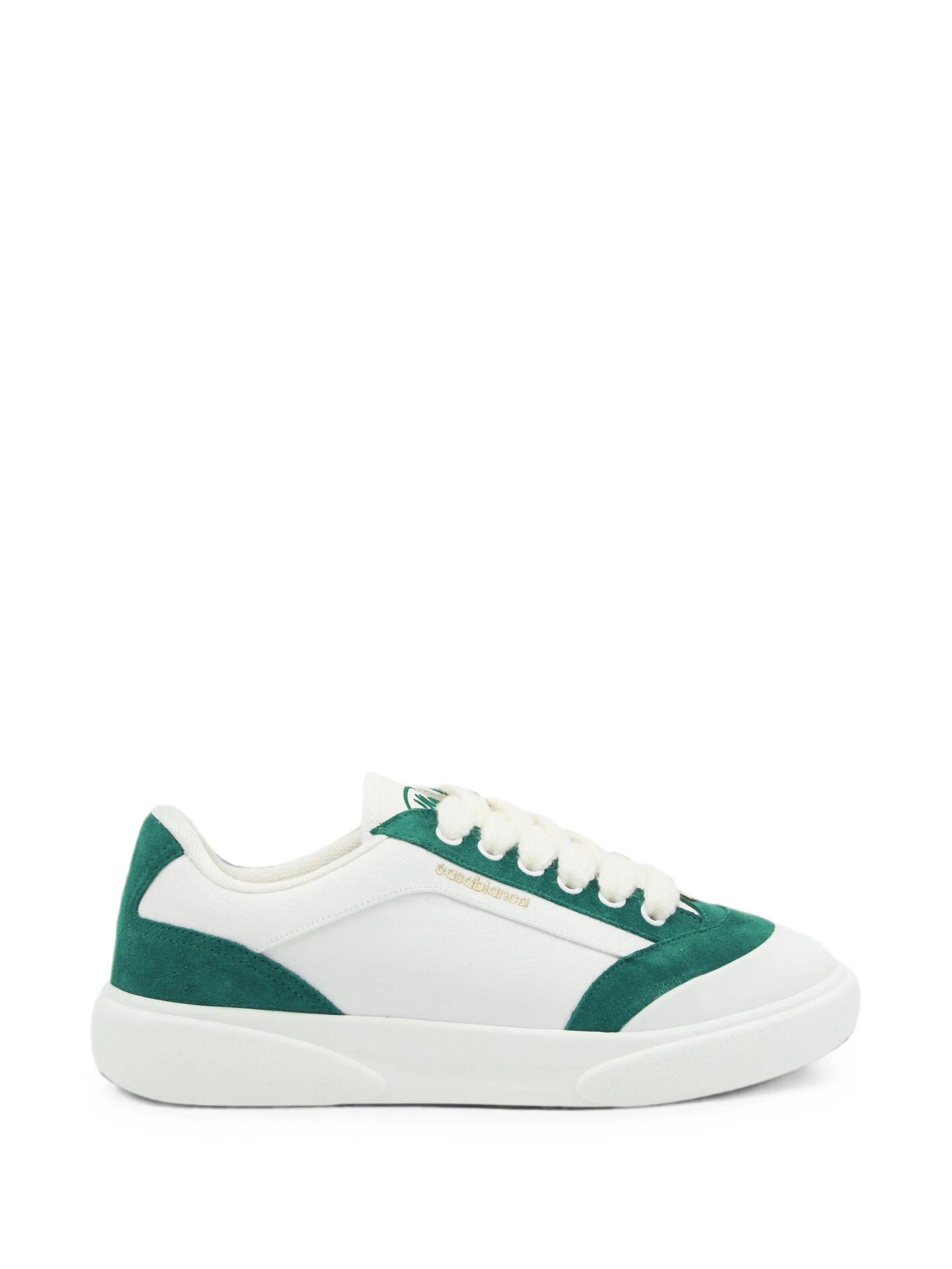 Casablanca Del Mar suede - panelled logo - print sneakers