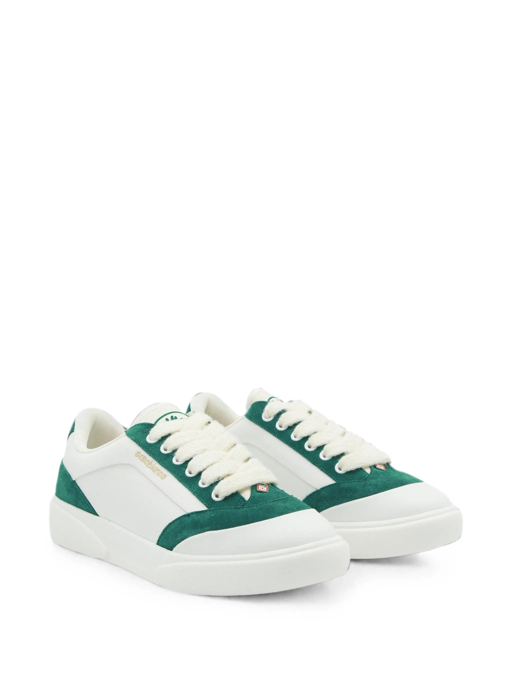 Casablanca Del Mar suede - panelled logo - print sneakers