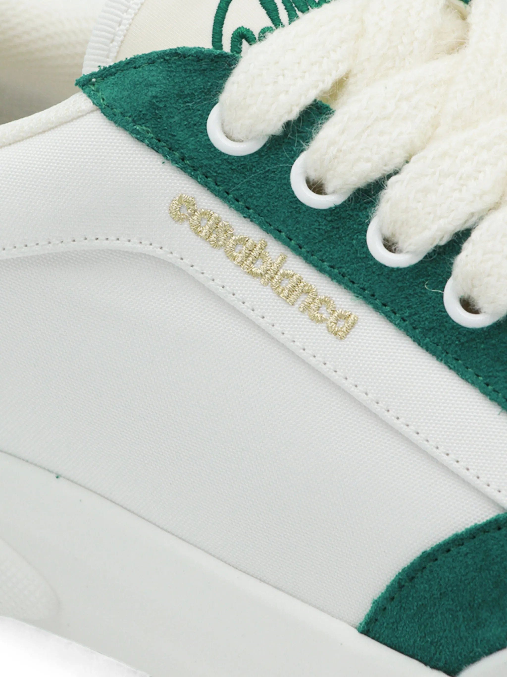Casablanca Del Mar suede - panelled logo - print sneakers