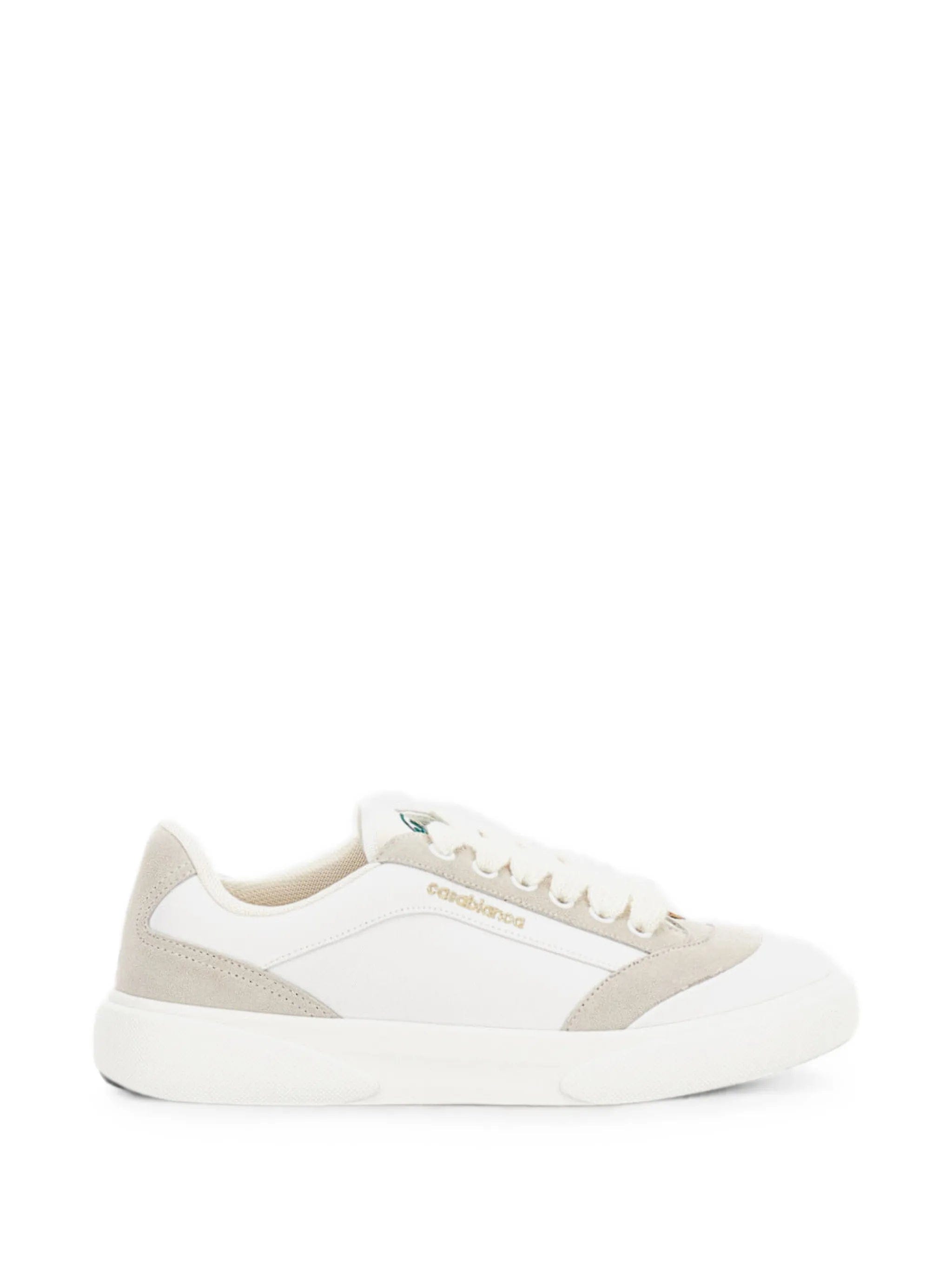 Casablanca multi - texture panelled sneakers
