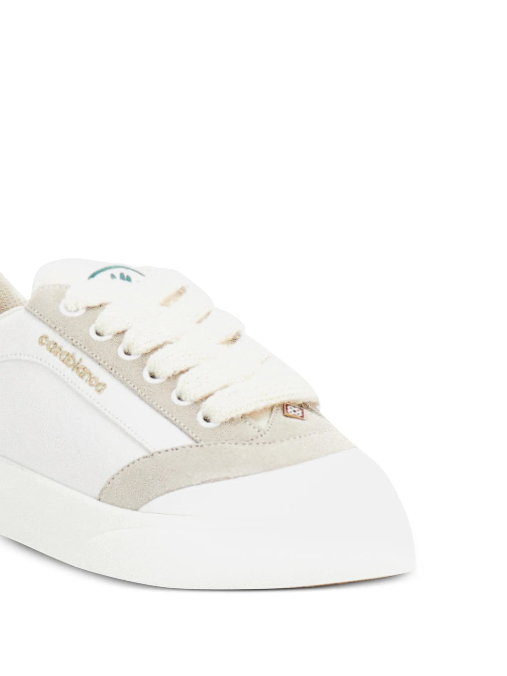 Casablanca multi - texture panelled sneakers