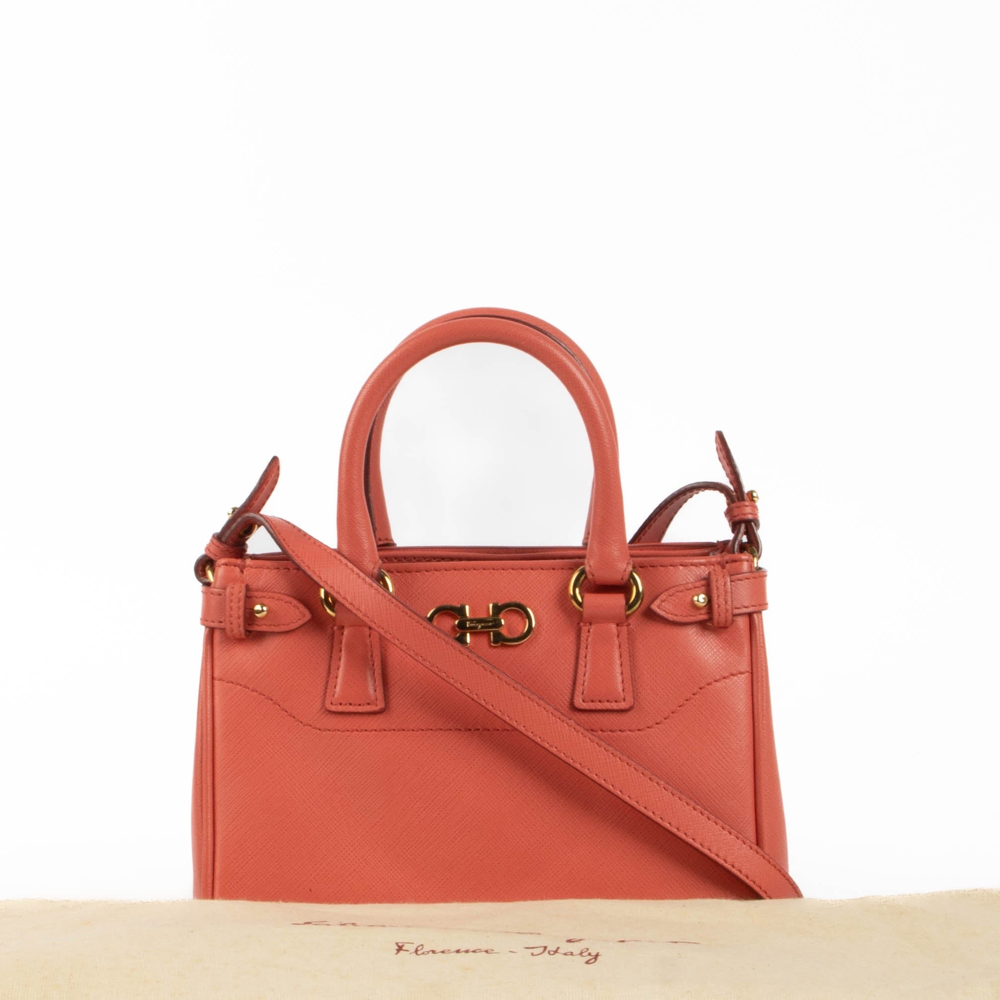 Ferragamo Pink Mini Batik Bag