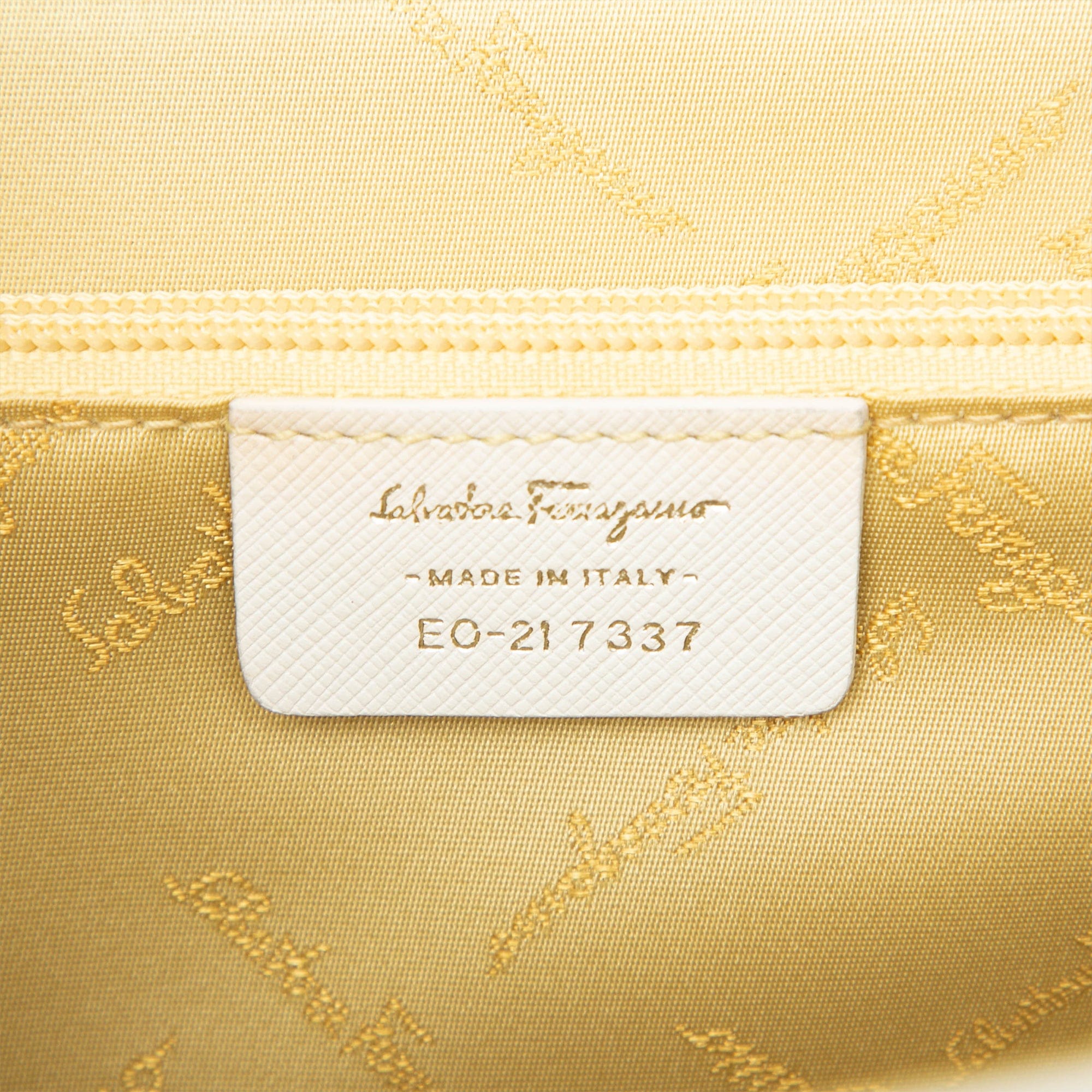 Ferragamo Leather Gancini Satchel