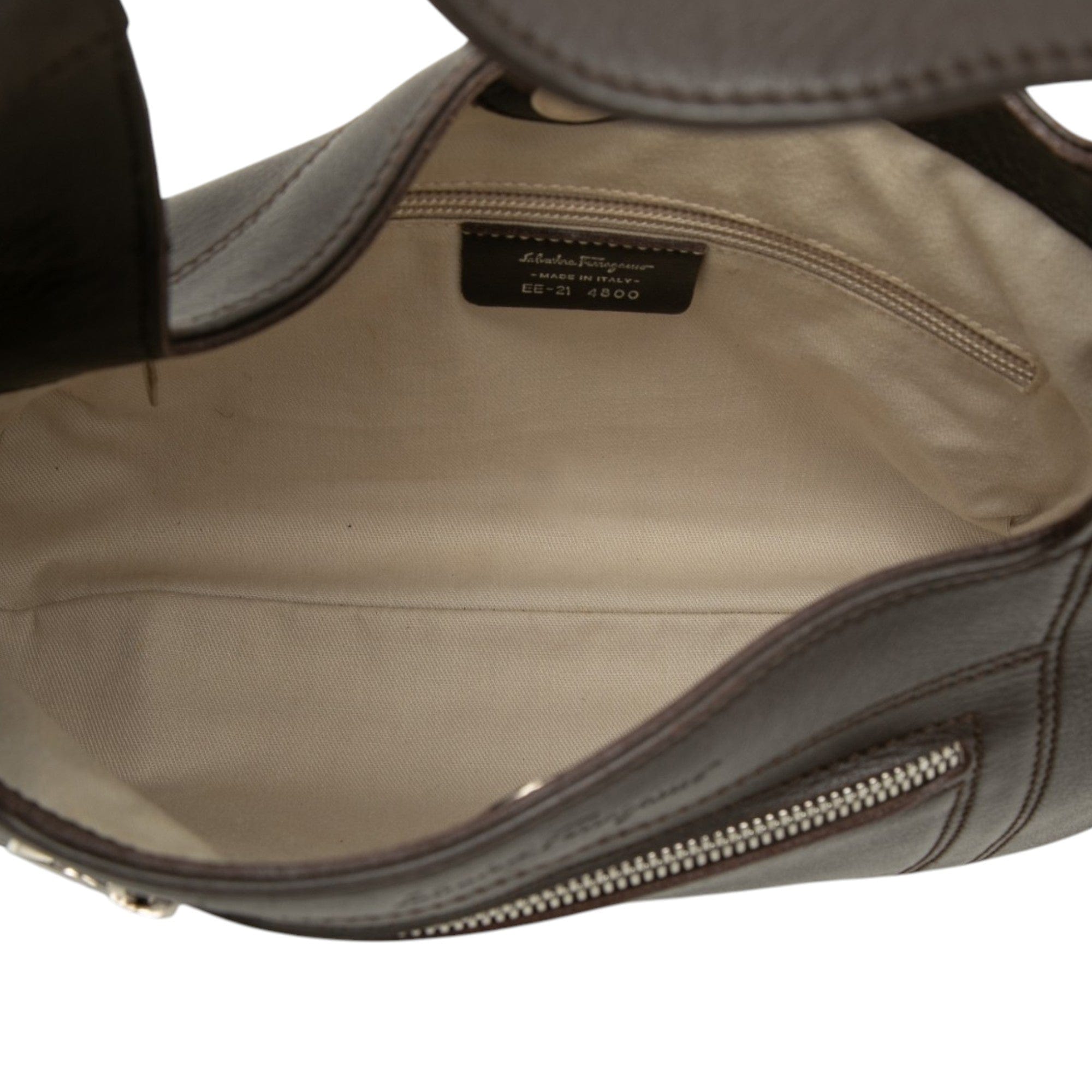 Ferragamo Calfskin Gancini Hobo