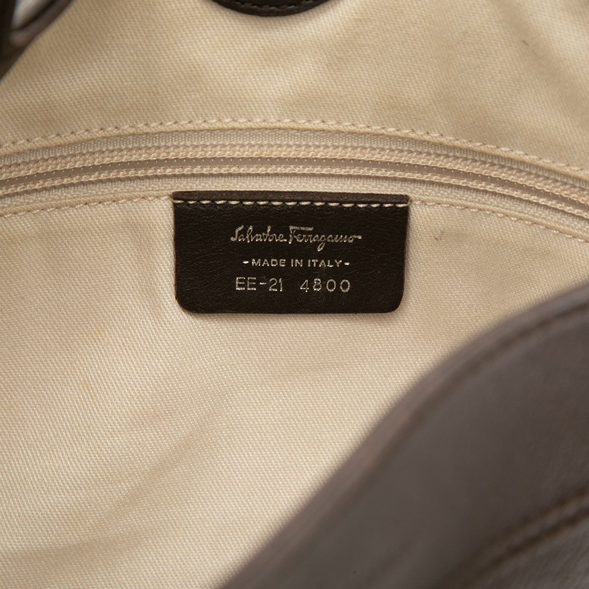 Ferragamo Calfskin Gancini Hobo