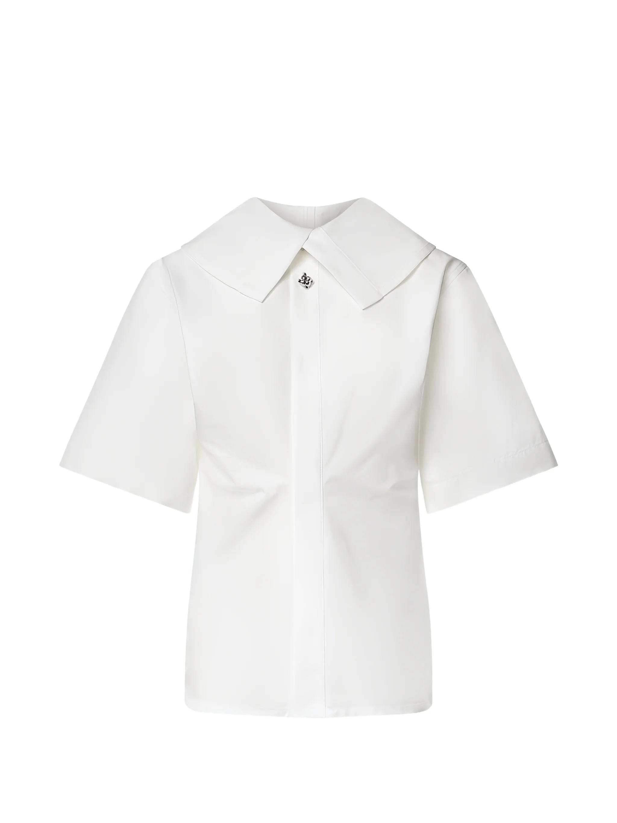 Bottega Veneta oversized - collar blouse
