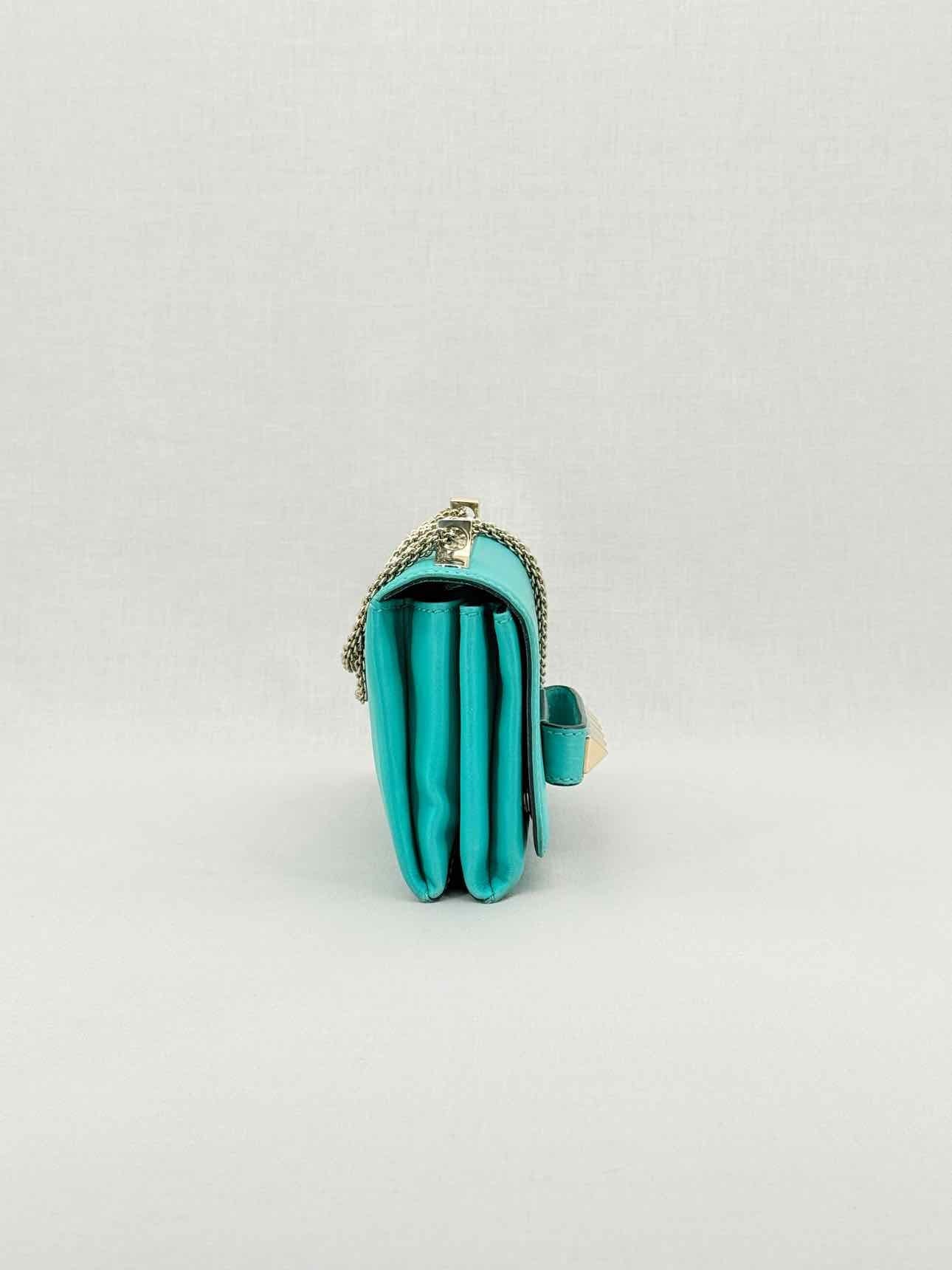 Valentino Garavani Rockstud Turquoise Shoulder Bag