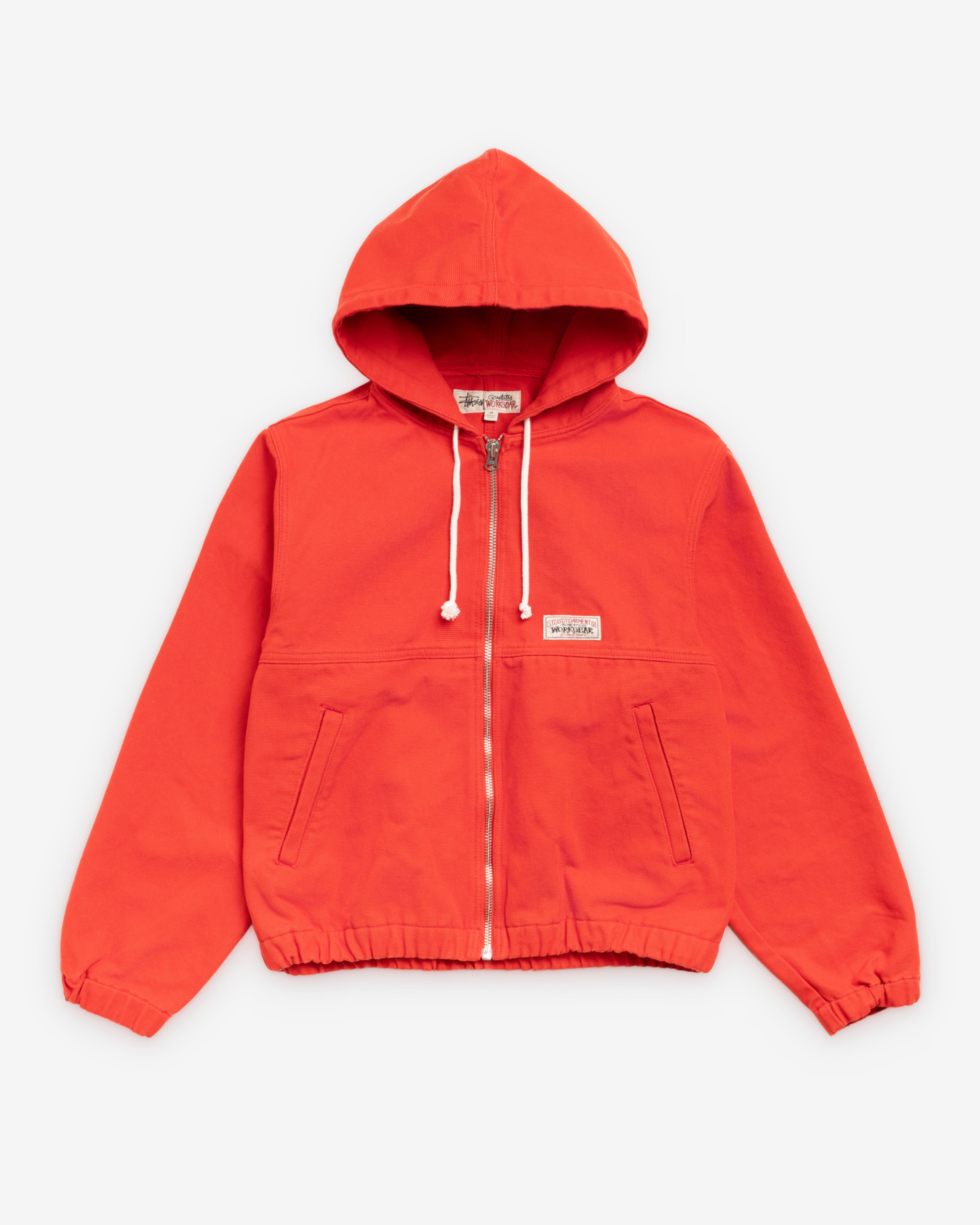 Stüssy - Men's Work Jacket Unlined Canvas - (Red)