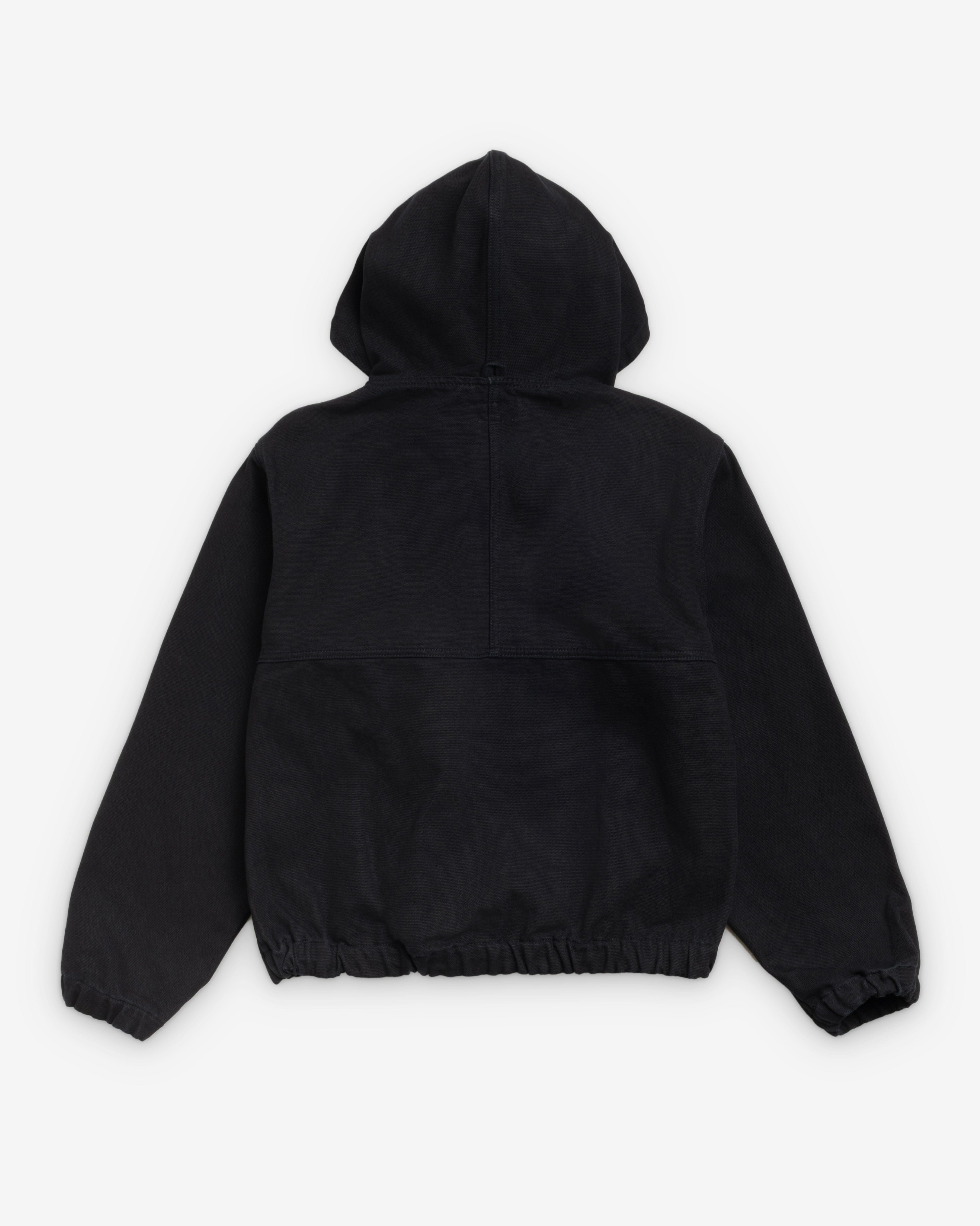 Stüssy - Men's Work Jacket Unlined Canvas - (Black)