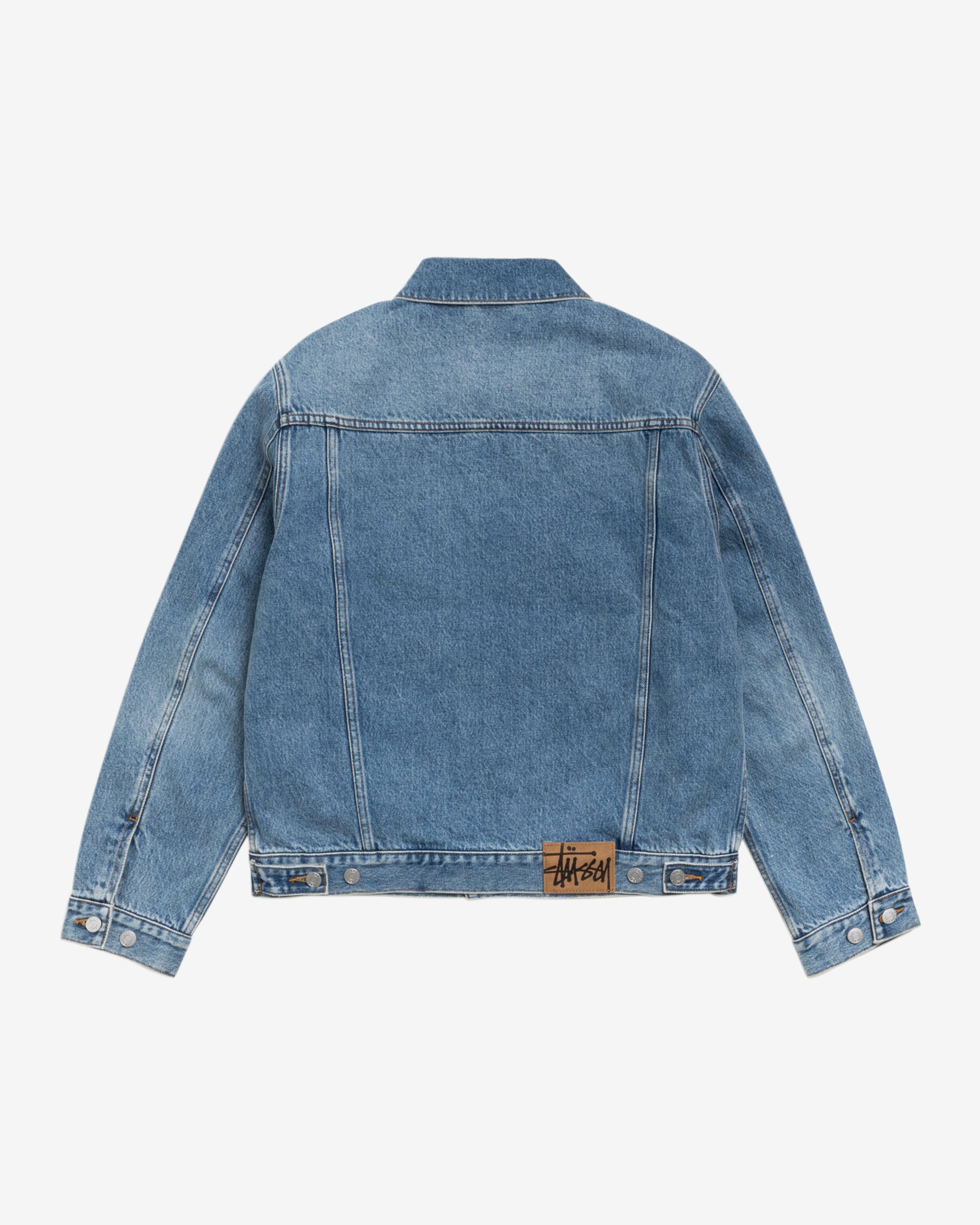 Stüssy - Men's Lined Denim Trucker - (Indigo Stone Wash)