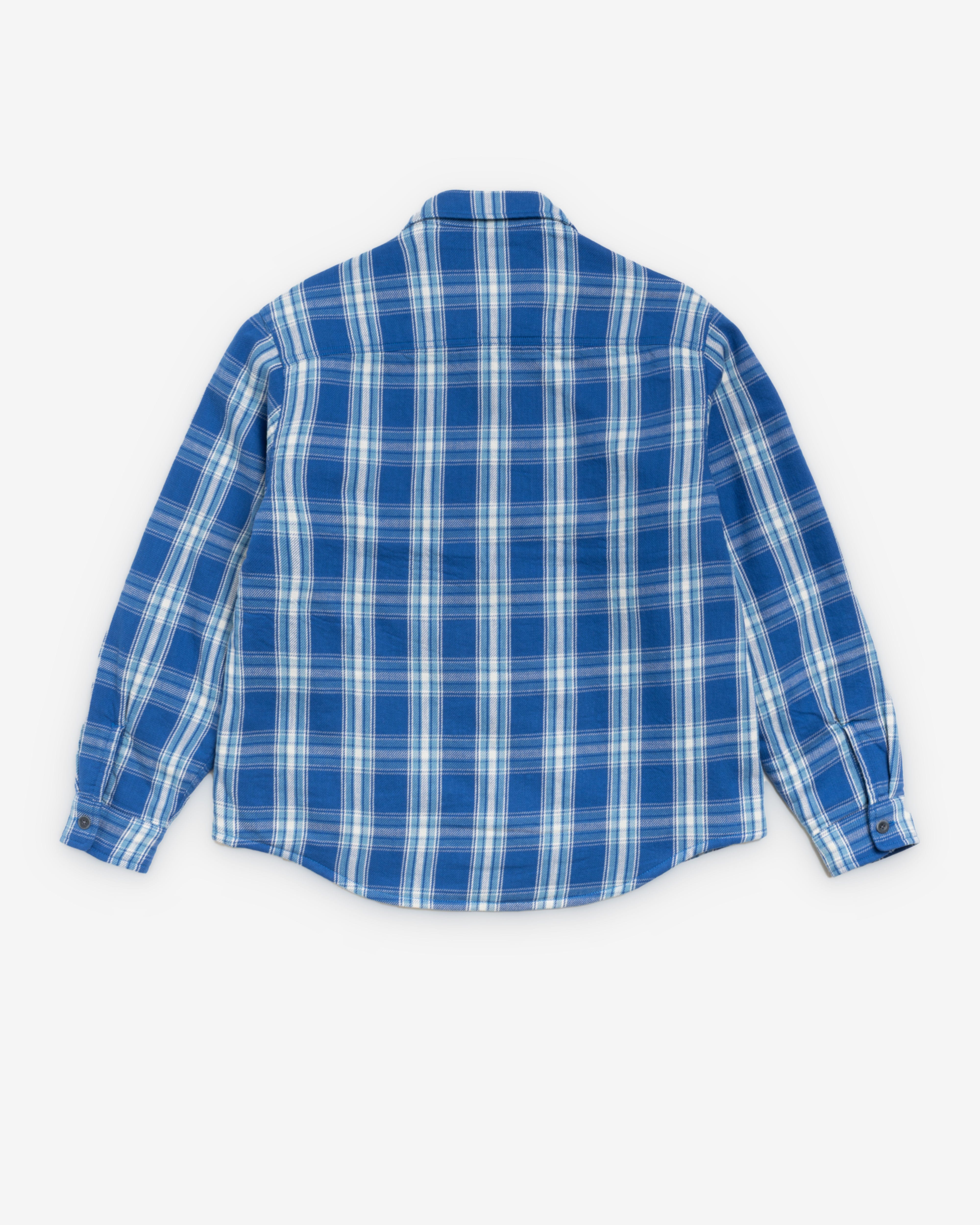 Stüssy - Men's Lau Plaid Shirt Jacket - (Blue)
