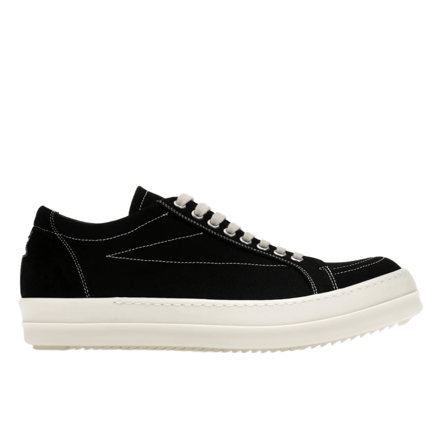 Rick Owens DRKSHDW SS26 Vintage Sneaks Temple Penta Black Milk