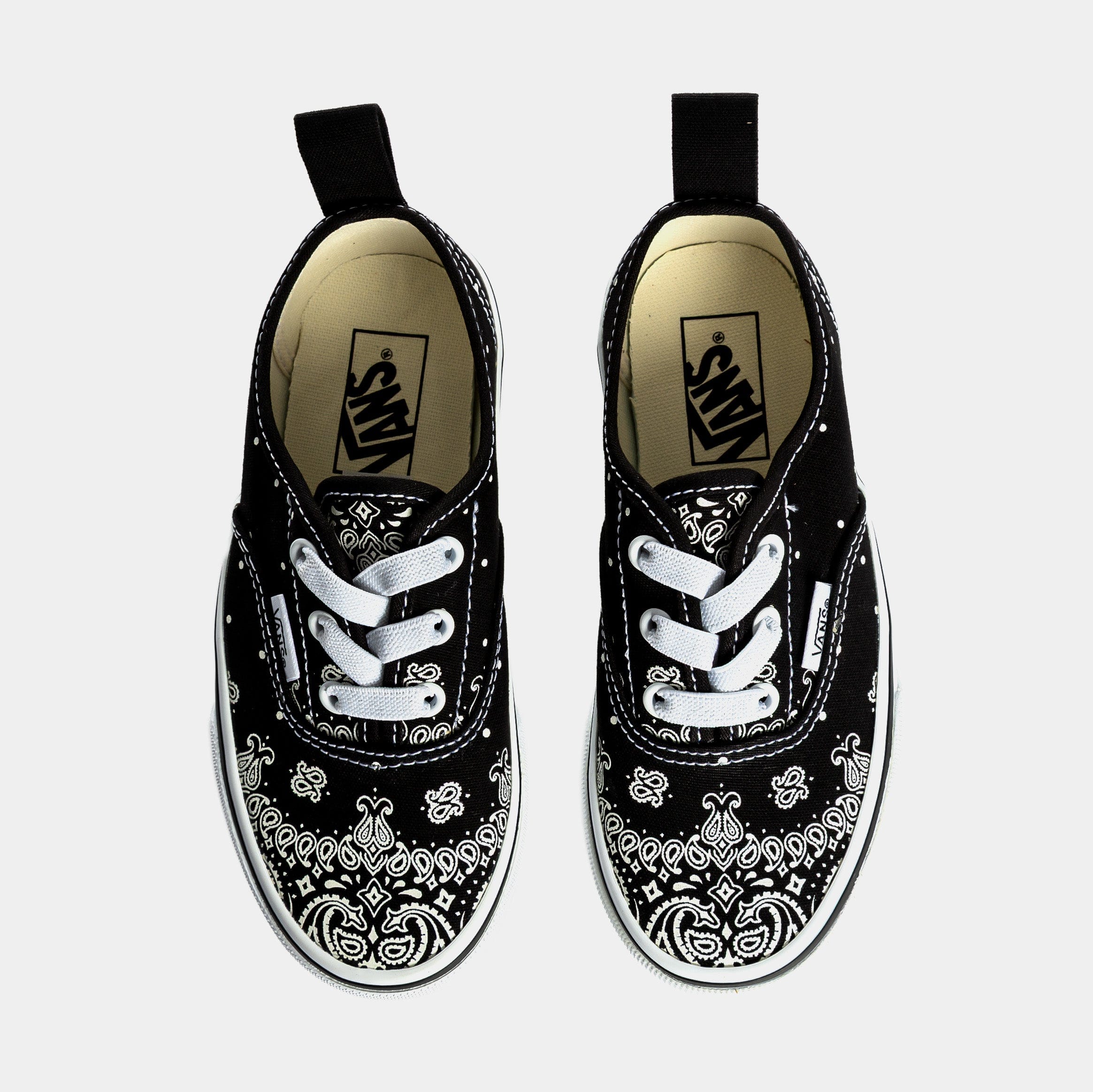 Vans Authentic Preschool Lifestyle Shoes (Black/White)