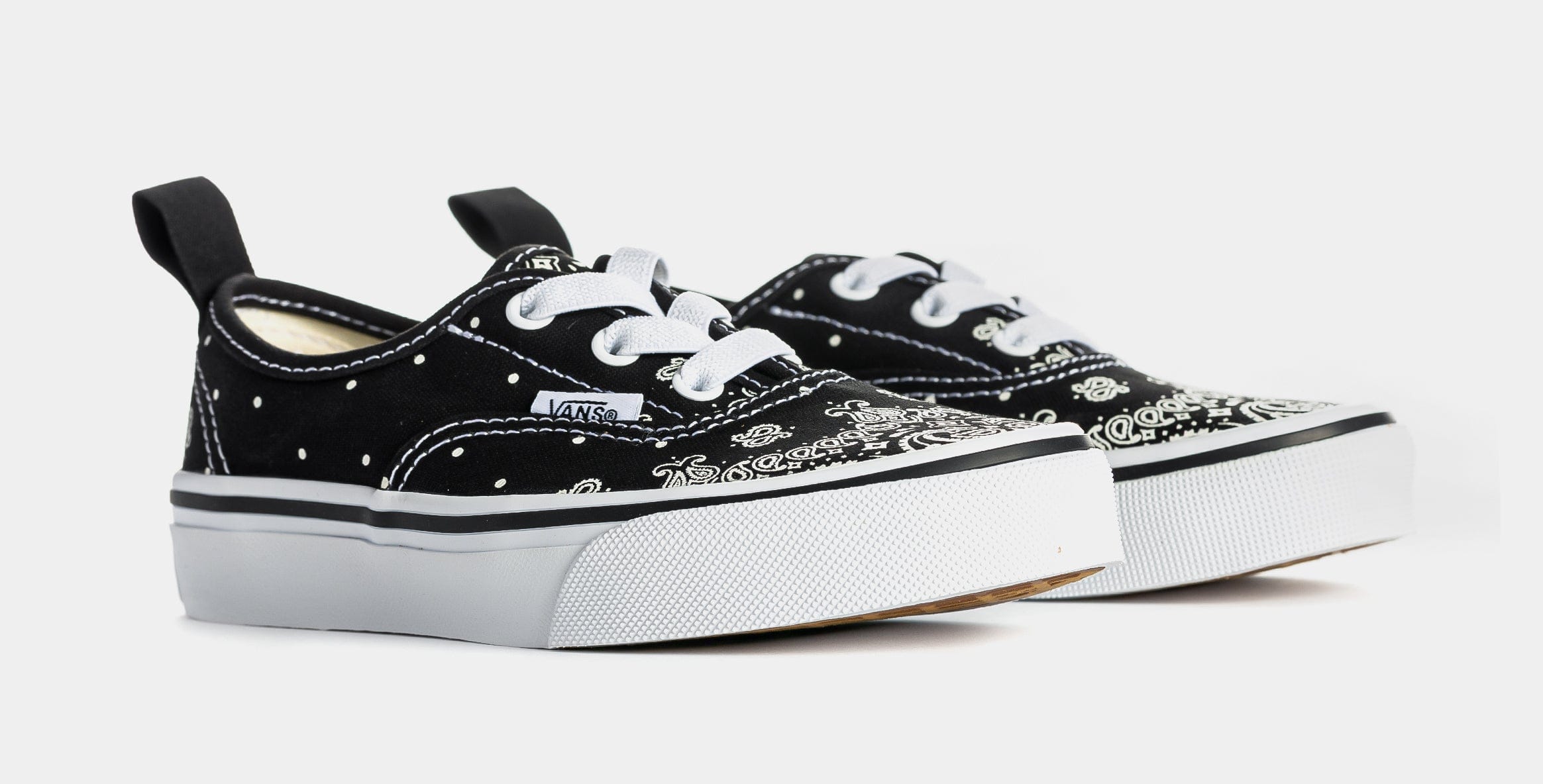 Vans Authentic Preschool Lifestyle Shoes (Black/White)