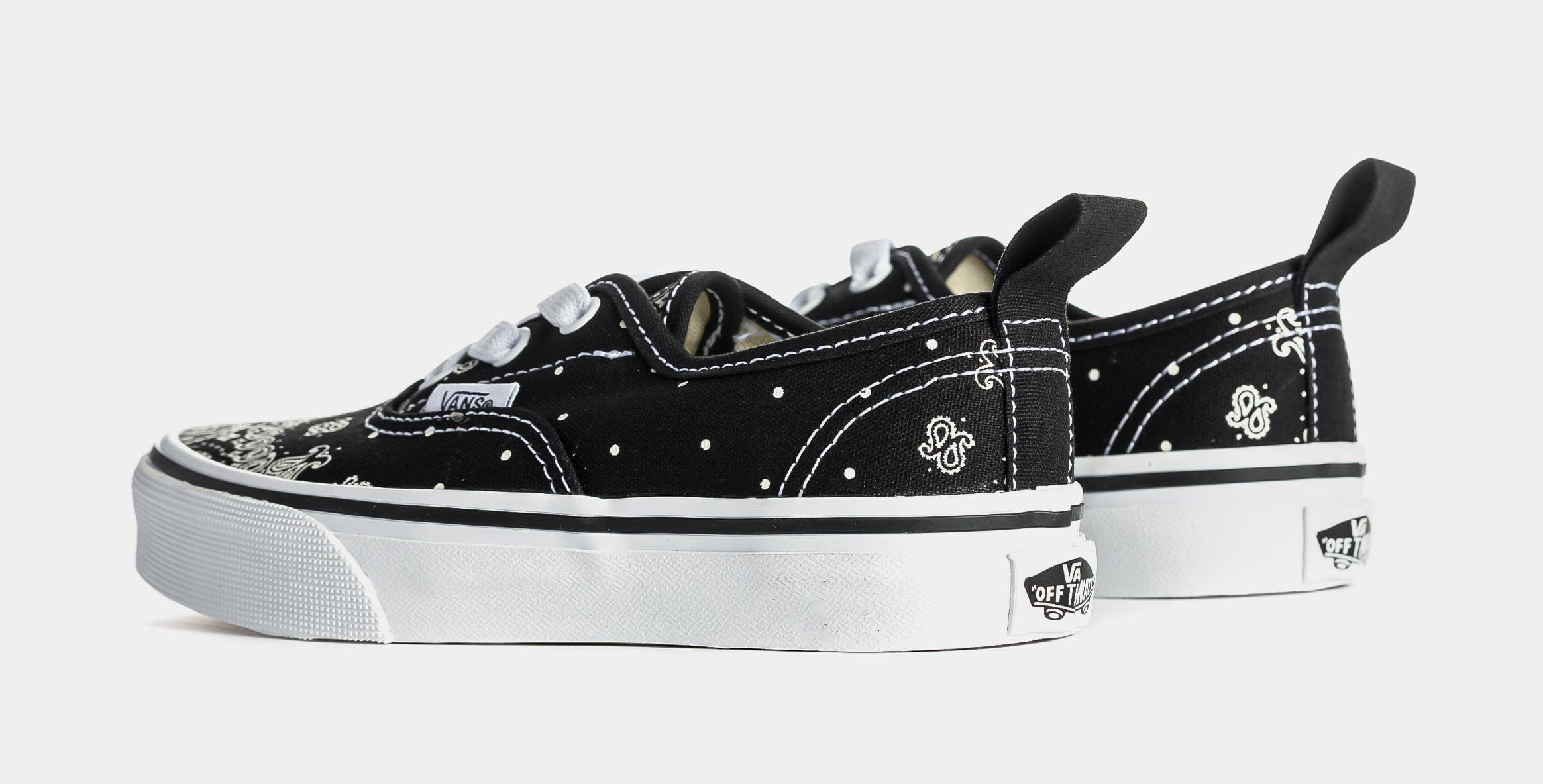 Vans Authentic Preschool Lifestyle Shoes (Black/White)