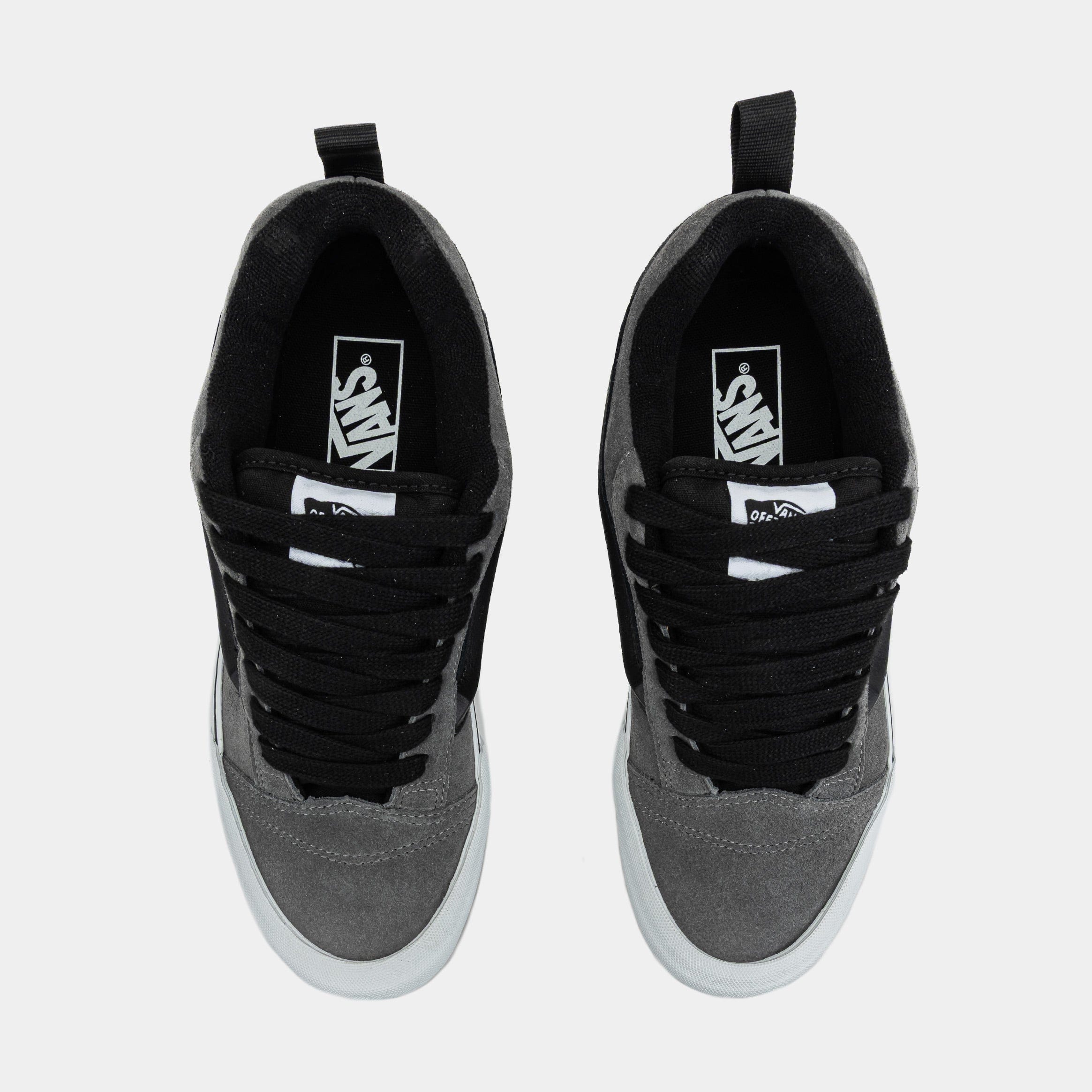 Vans Knu Skool Skate Shoes (Grey/Black)