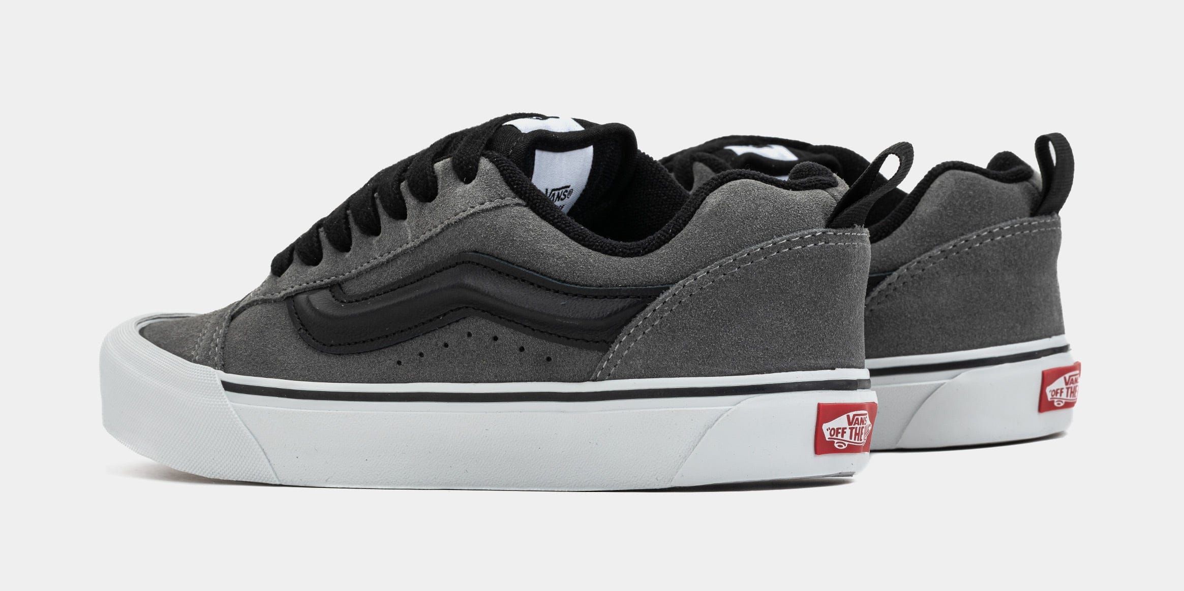 Vans Knu Skool Skate Shoes (Grey/Black)