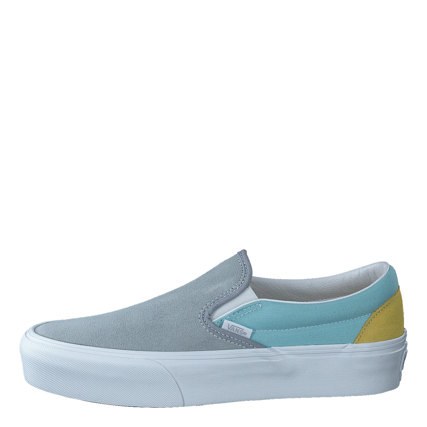 Vans Ua Classic Slip - on Platform (color Block)pastel/trwht