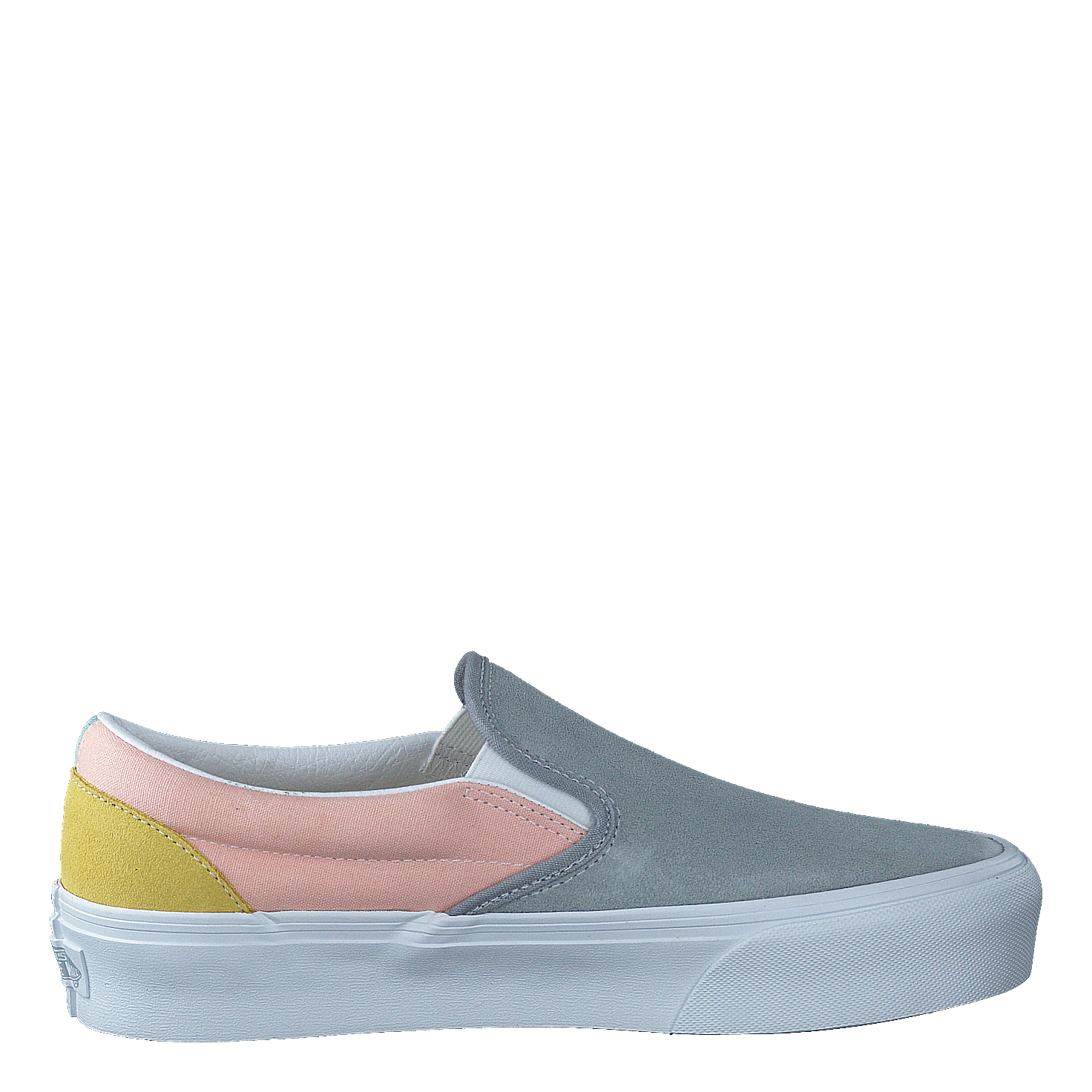 Vans Ua Classic Slip - on Platform (color Block)pastel/trwht