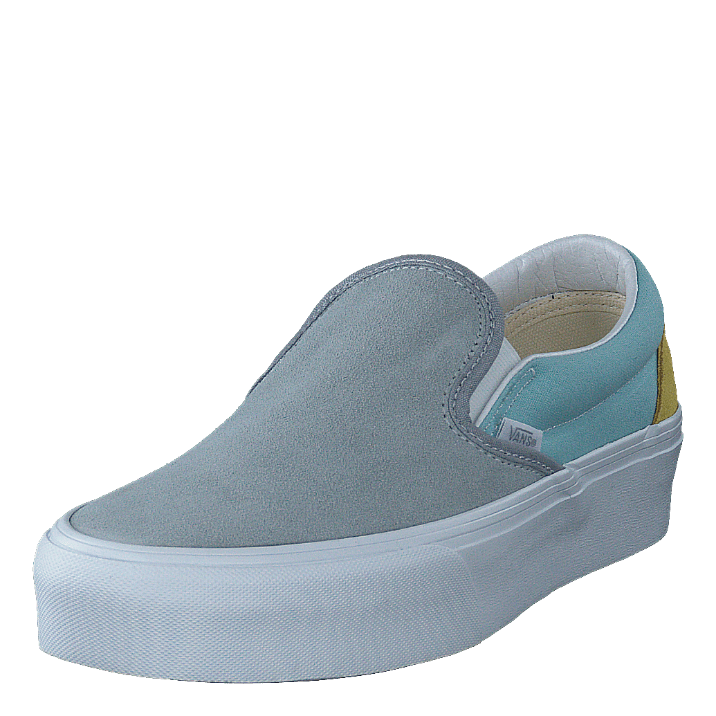 Vans Ua Classic Slip - on Platform (color Block)pastel/trwht