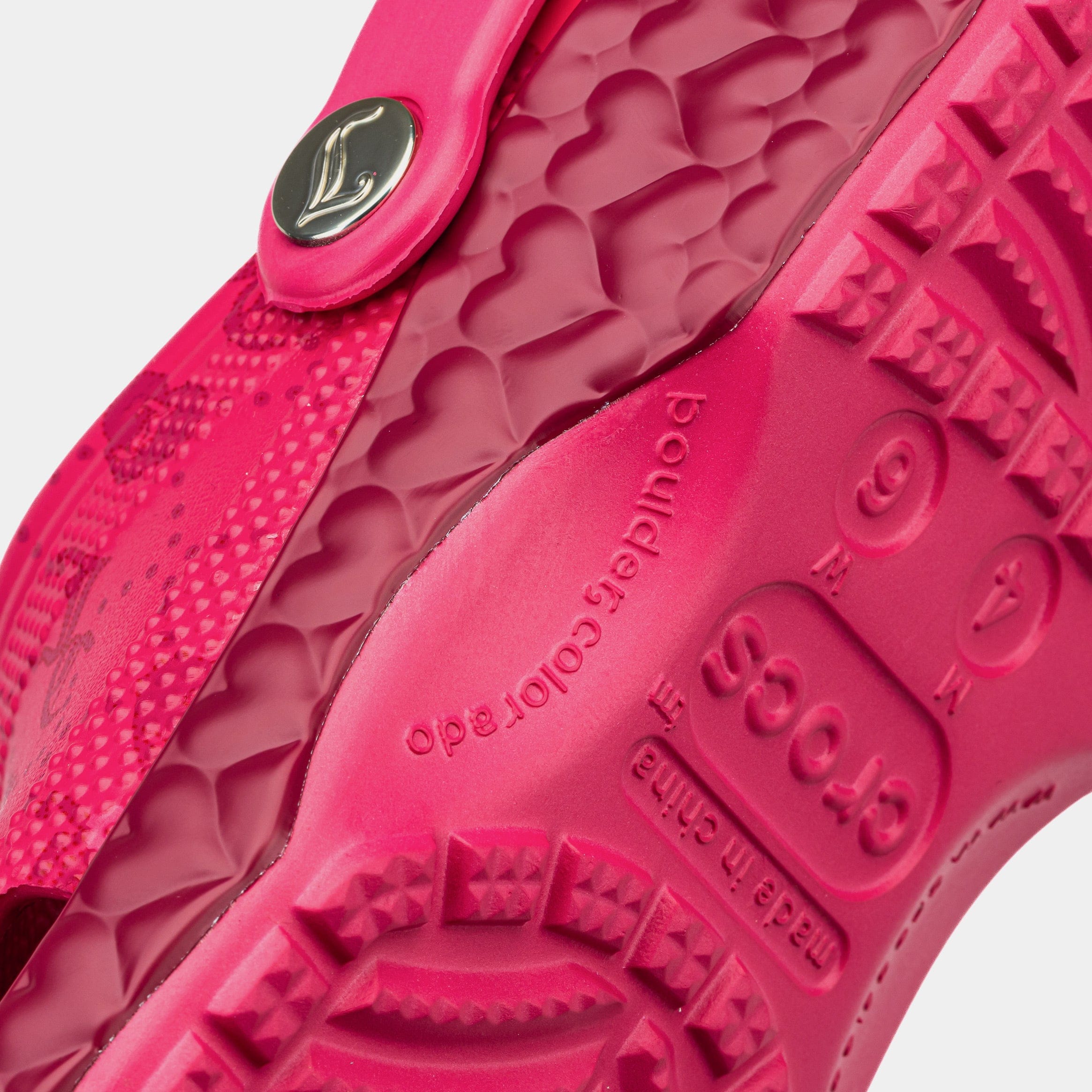 CROCS Classic Clog x Juicy Couture Womens Sandals (Pink)