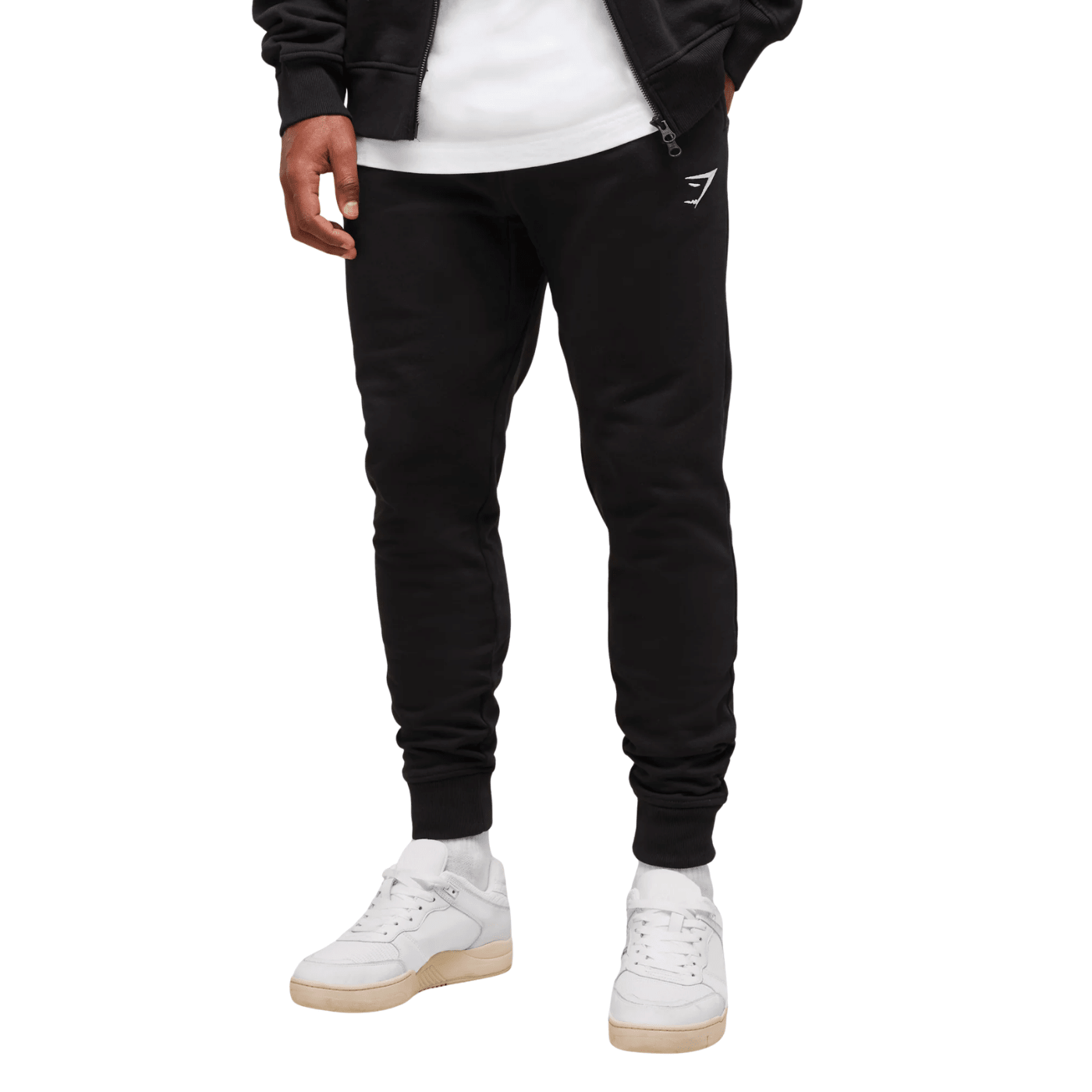 Gymshark Crest Joggers slim fit Black