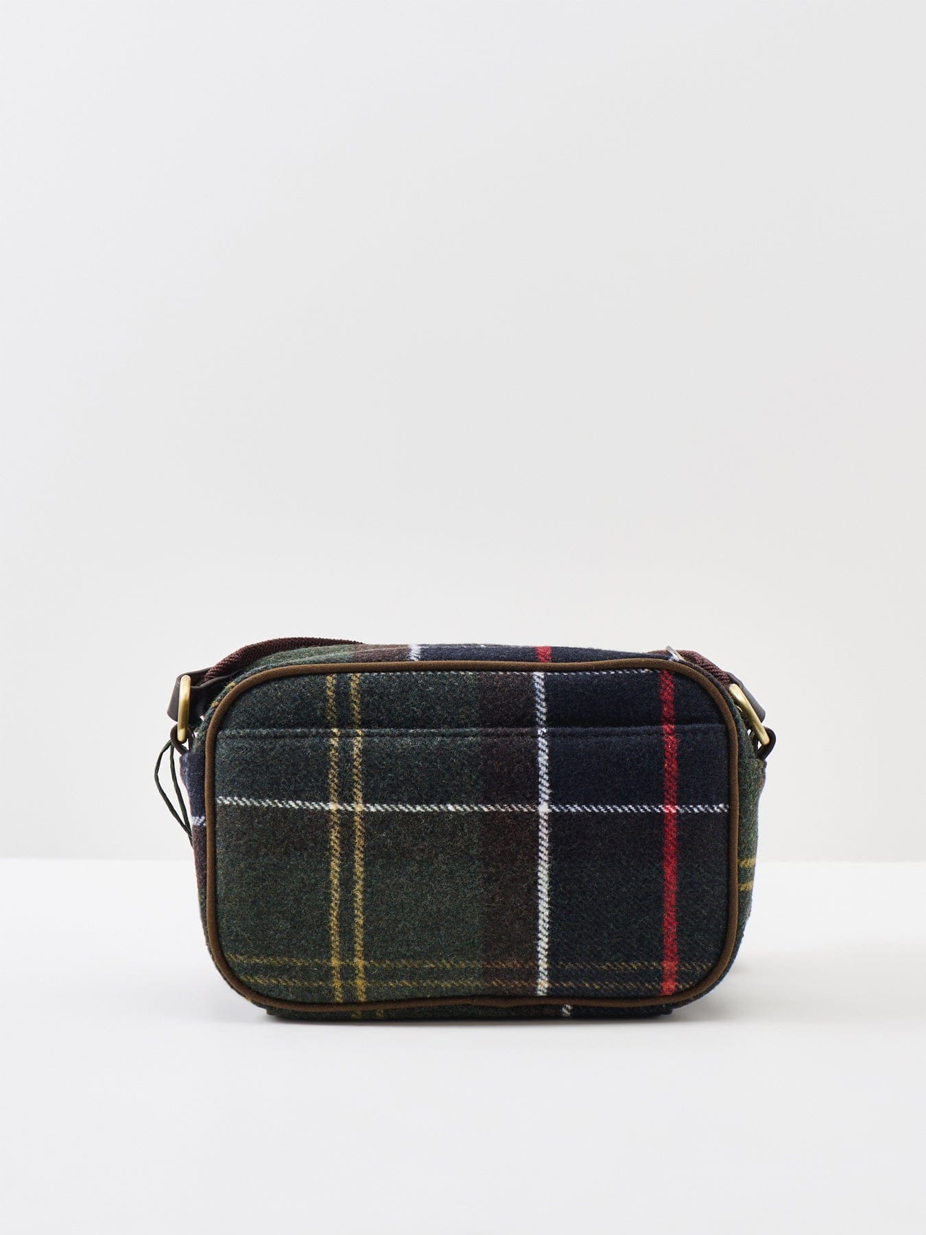 Barbour Contin Tartan Mini Crossbody Bag Green