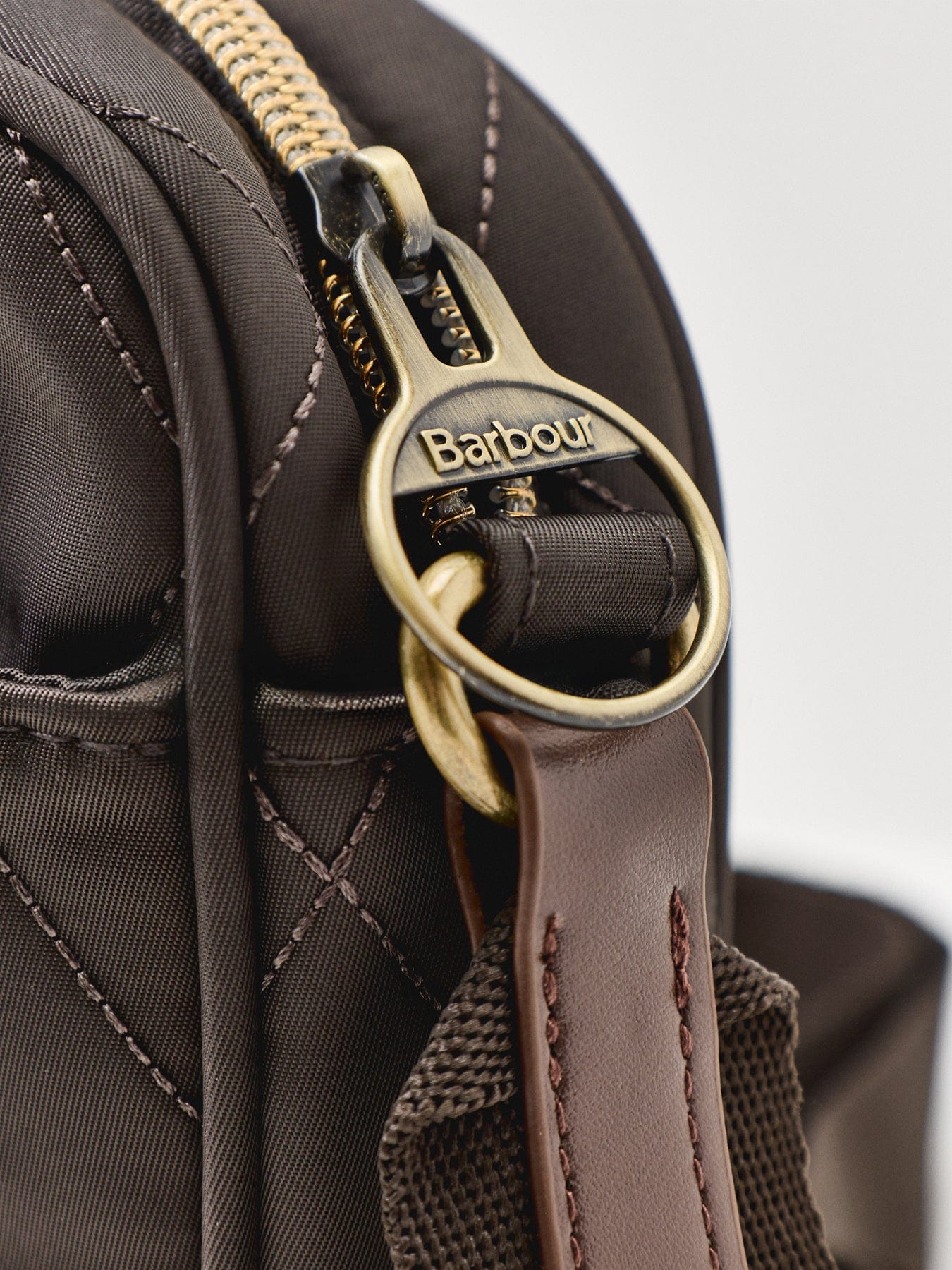 Barbour Quilted Crossbody Bag Olive