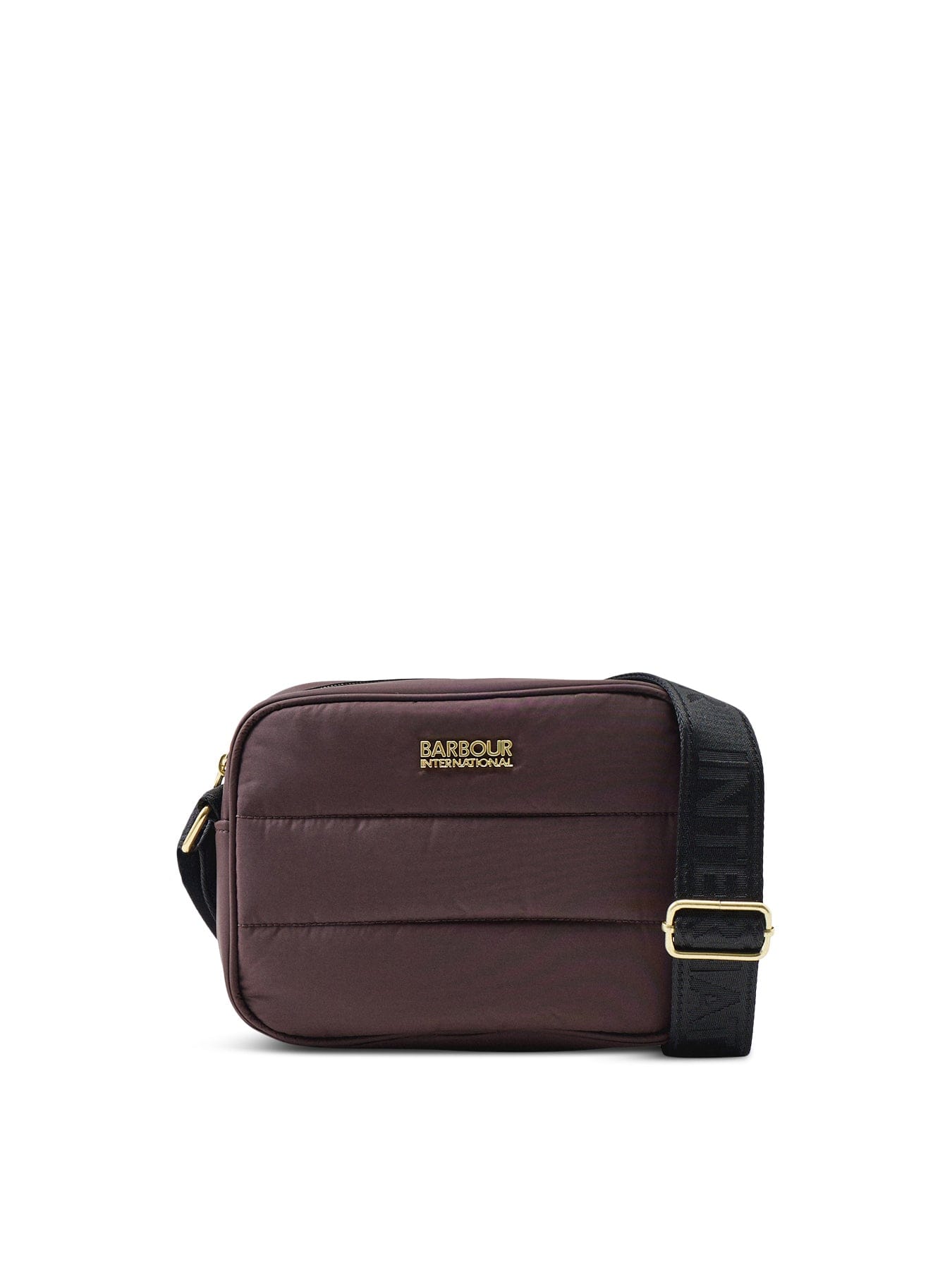 Barbour Monaco Baffle Quilted Crossbody Bag Truffle
