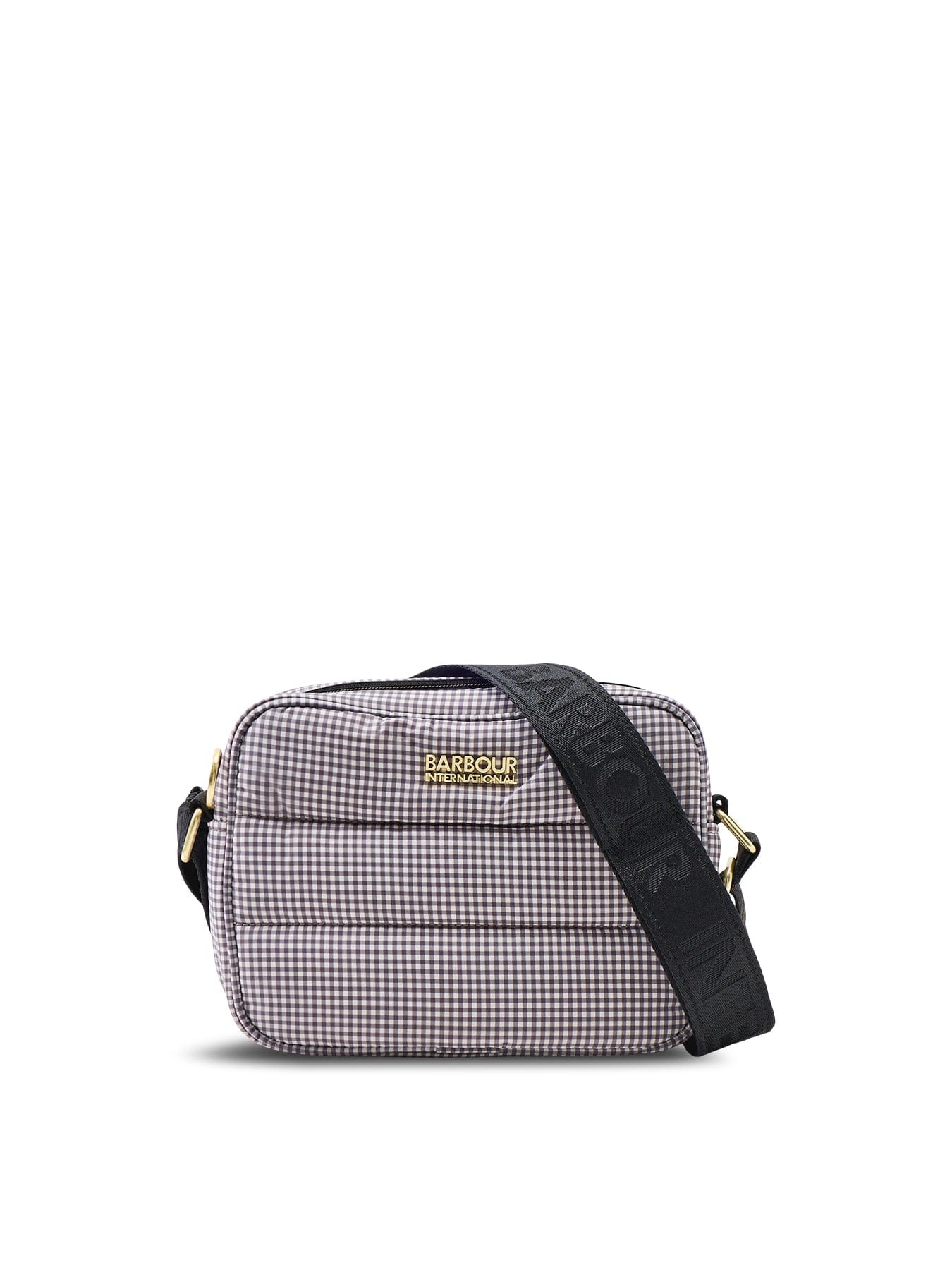Barbour Monaco Check Crossbody Bag Truffle Check
