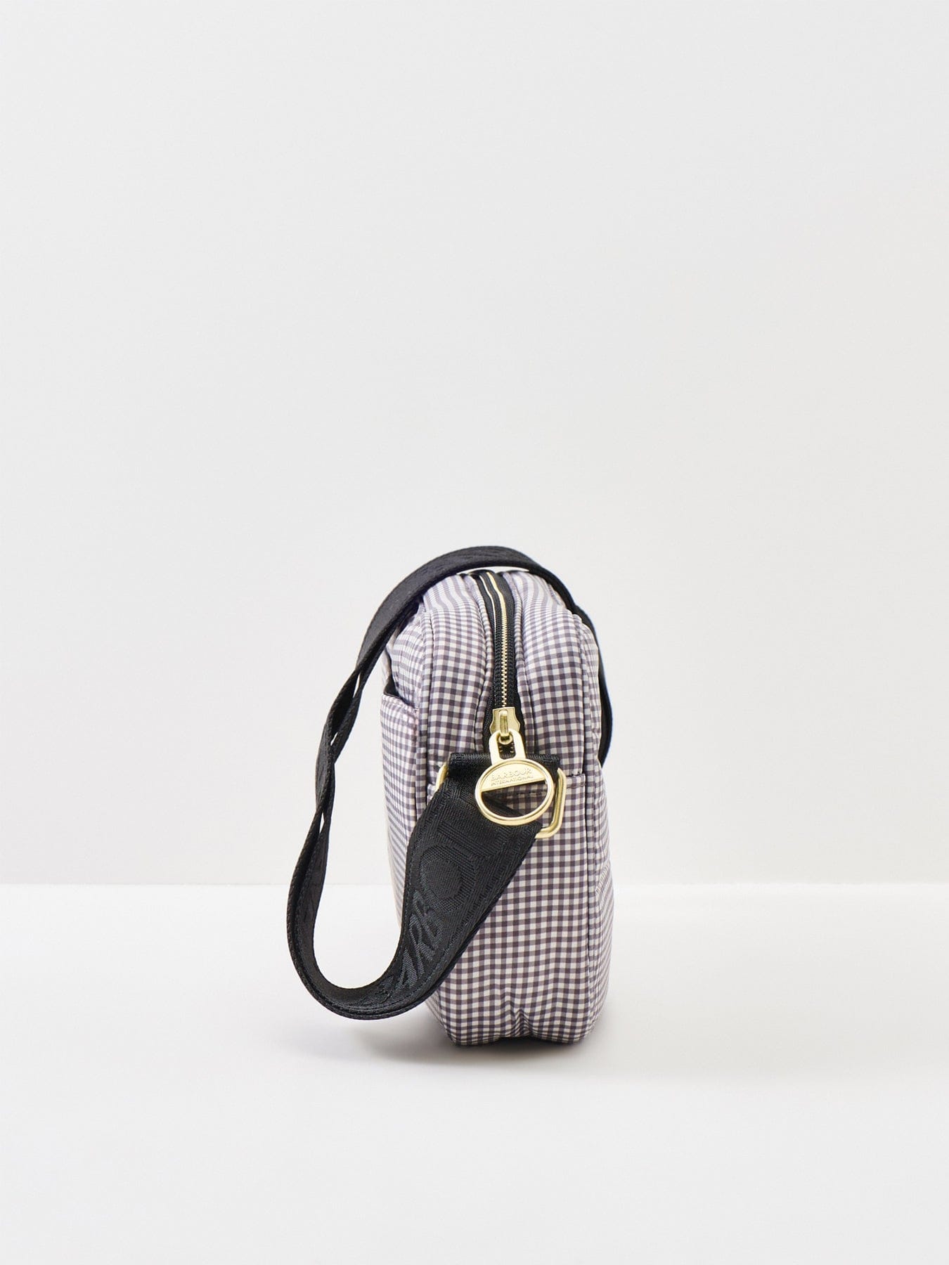Barbour Monaco Check Crossbody Bag Truffle Check