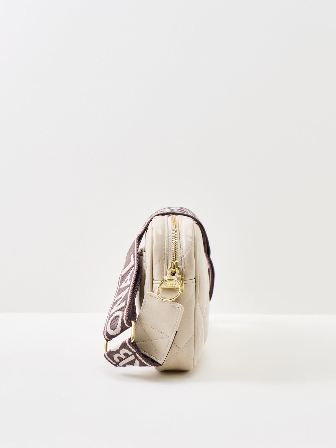 Barbour Soft Quilt Sloan Crossbody Bag Moonbeam