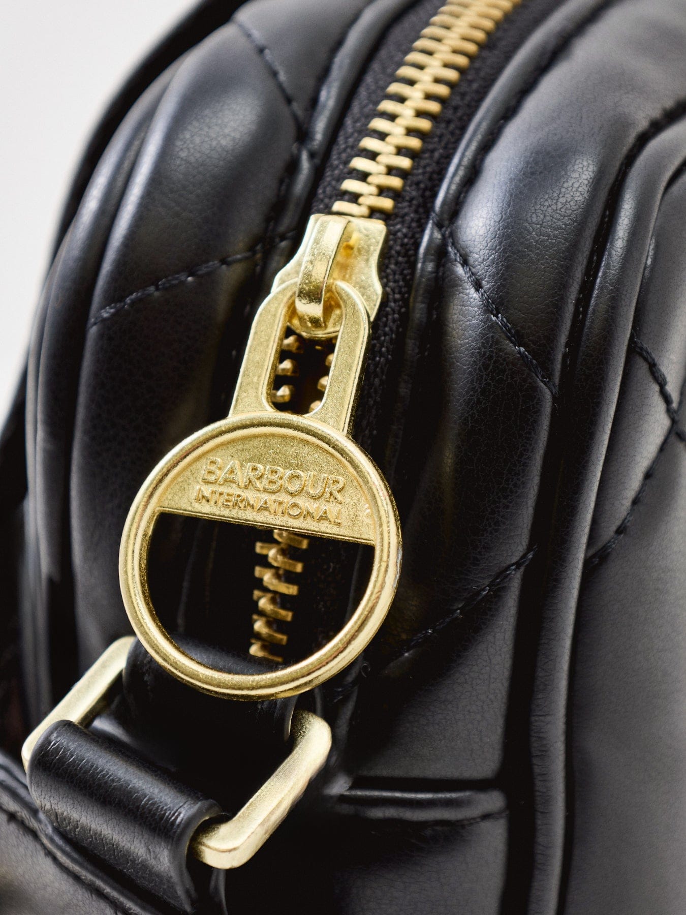 Barbour Soft Quilt Sloan Crossbody Bag Black