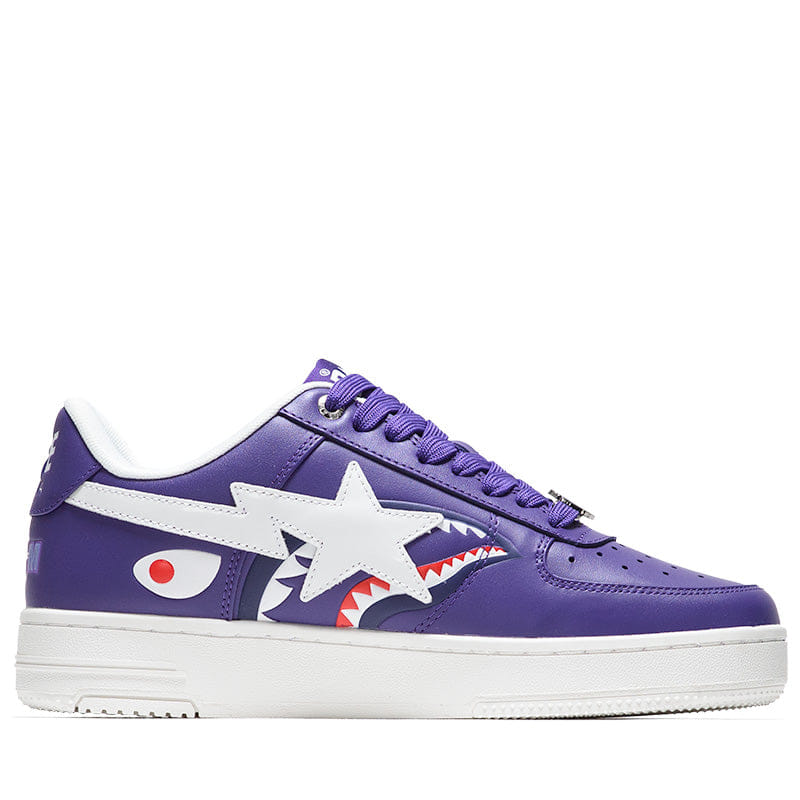 A Bathing Ape Bape Sta Shark #2 M2 - Purple/White