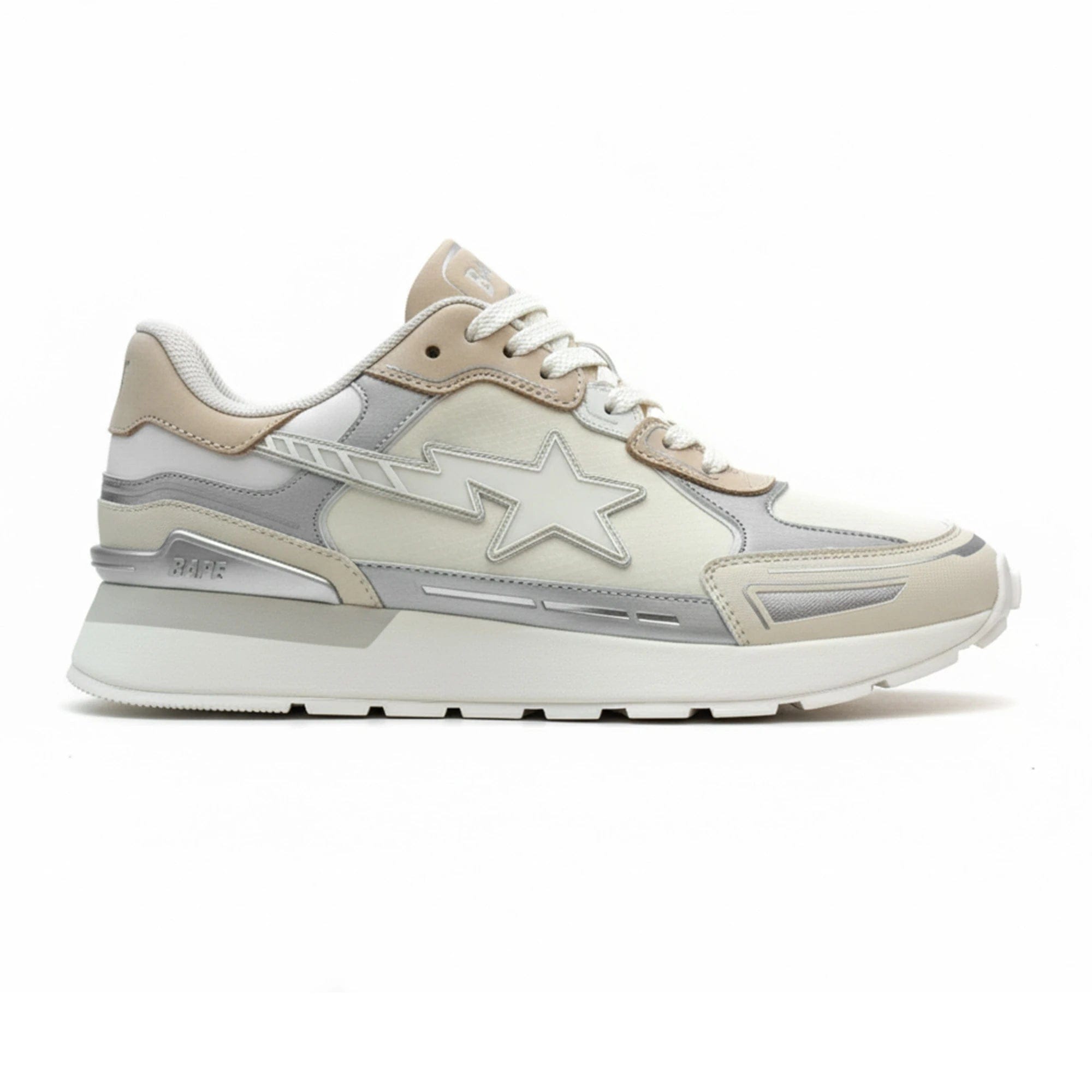A Bathing Ape BAPE Cross STA #1 M2 Ivory
