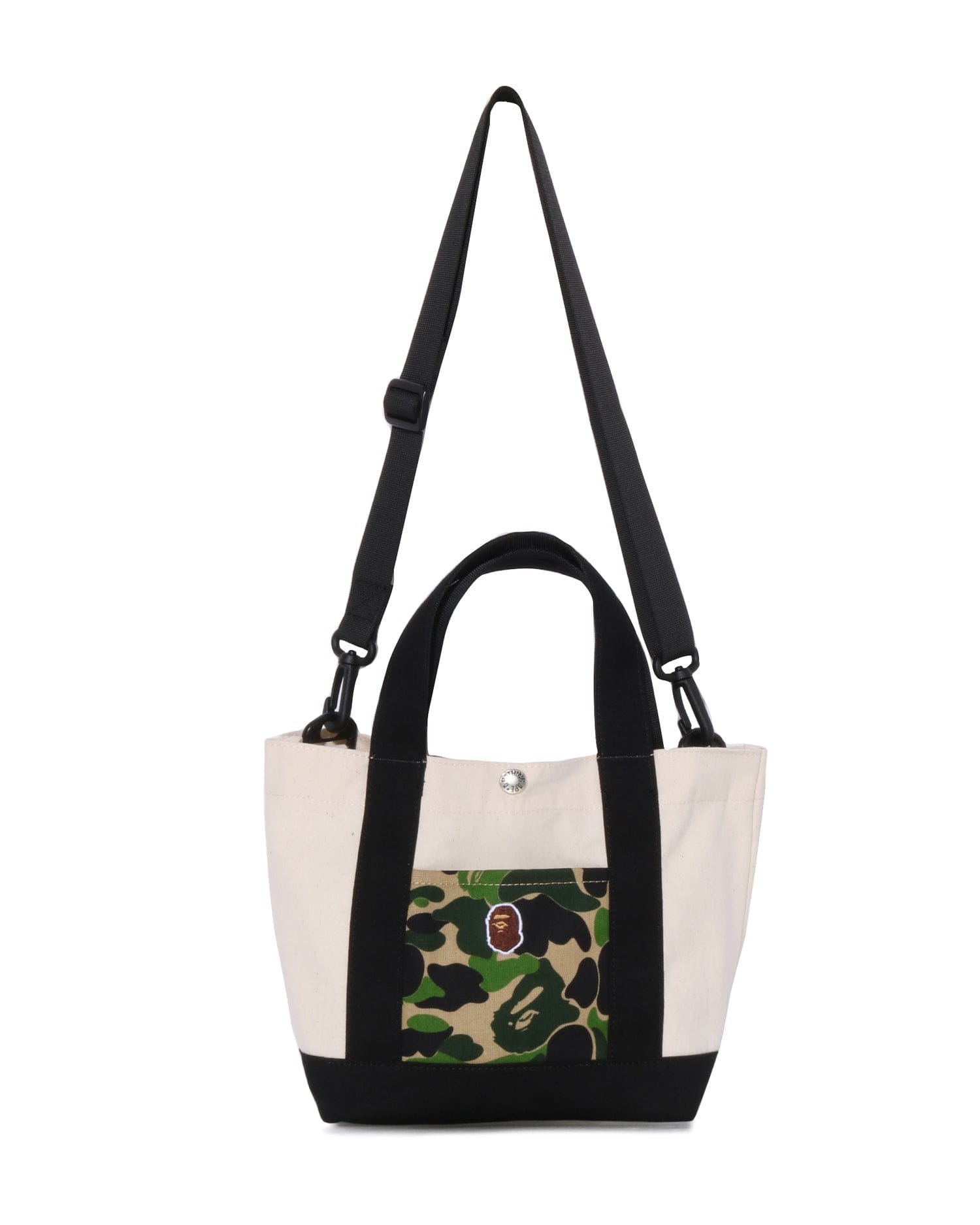 A Bathing APE Kids ABC Camo Pocket Tote Bag