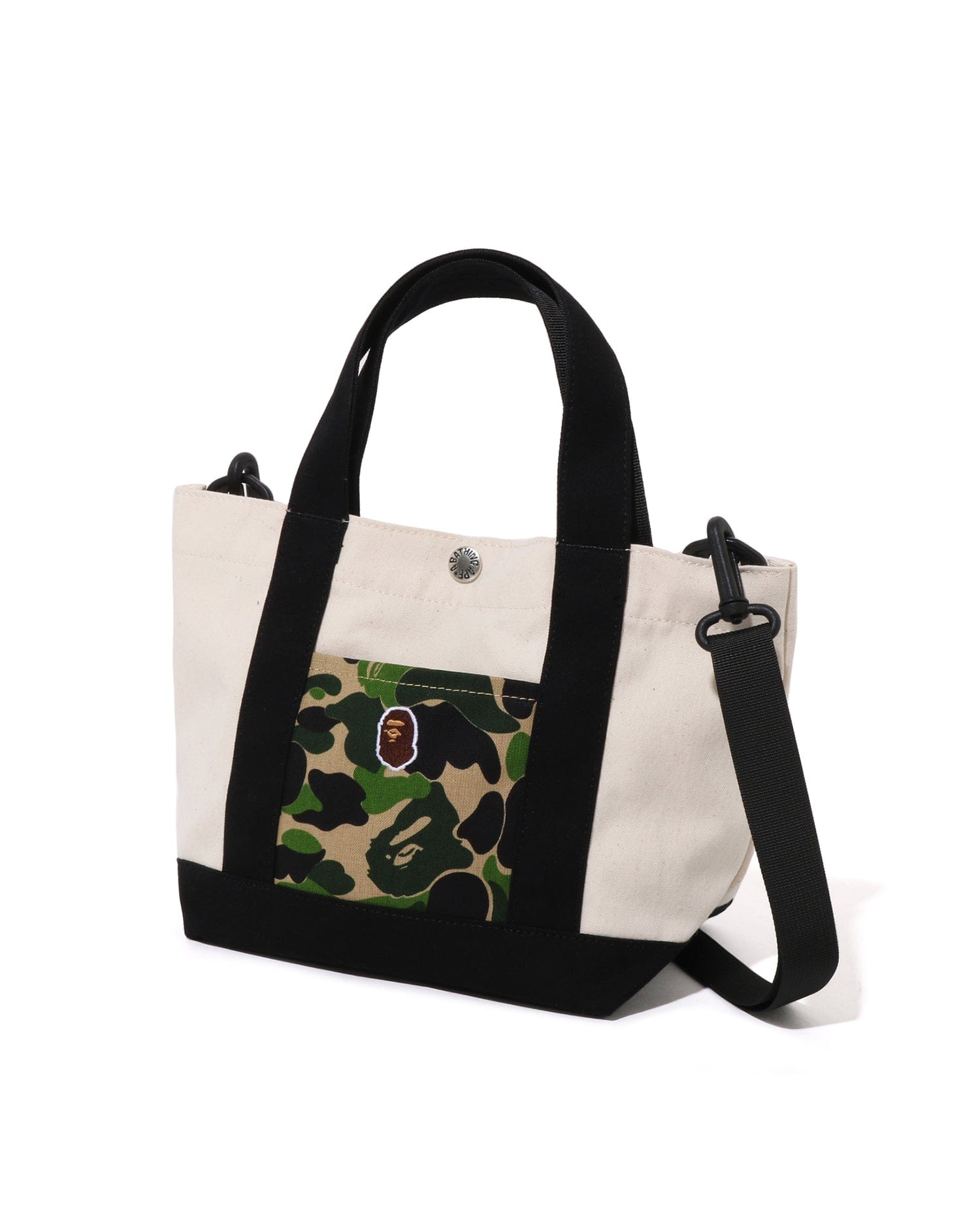 A Bathing APE Kids ABC Camo Pocket Tote Bag