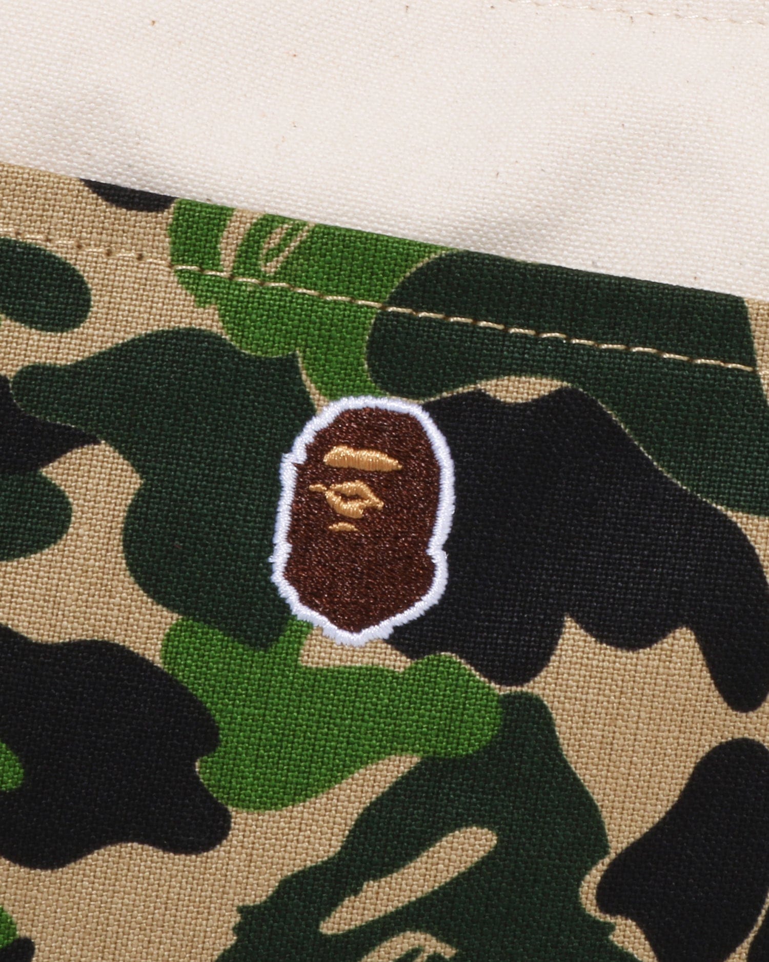 A Bathing APE Kids ABC Camo Pocket Tote Bag