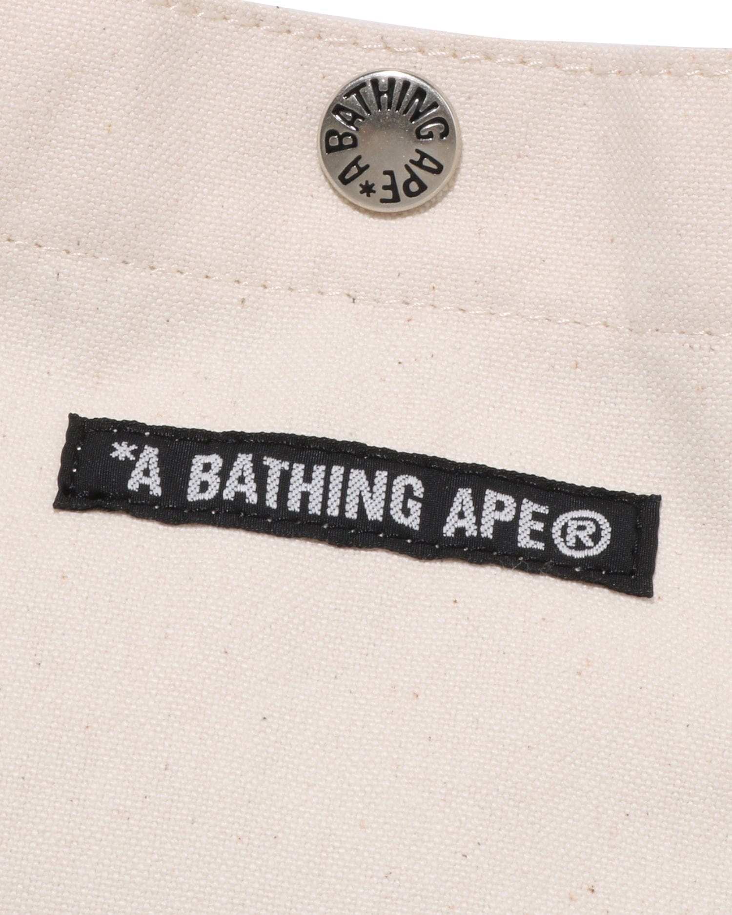 A Bathing APE Kids ABC Camo Pocket Tote Bag