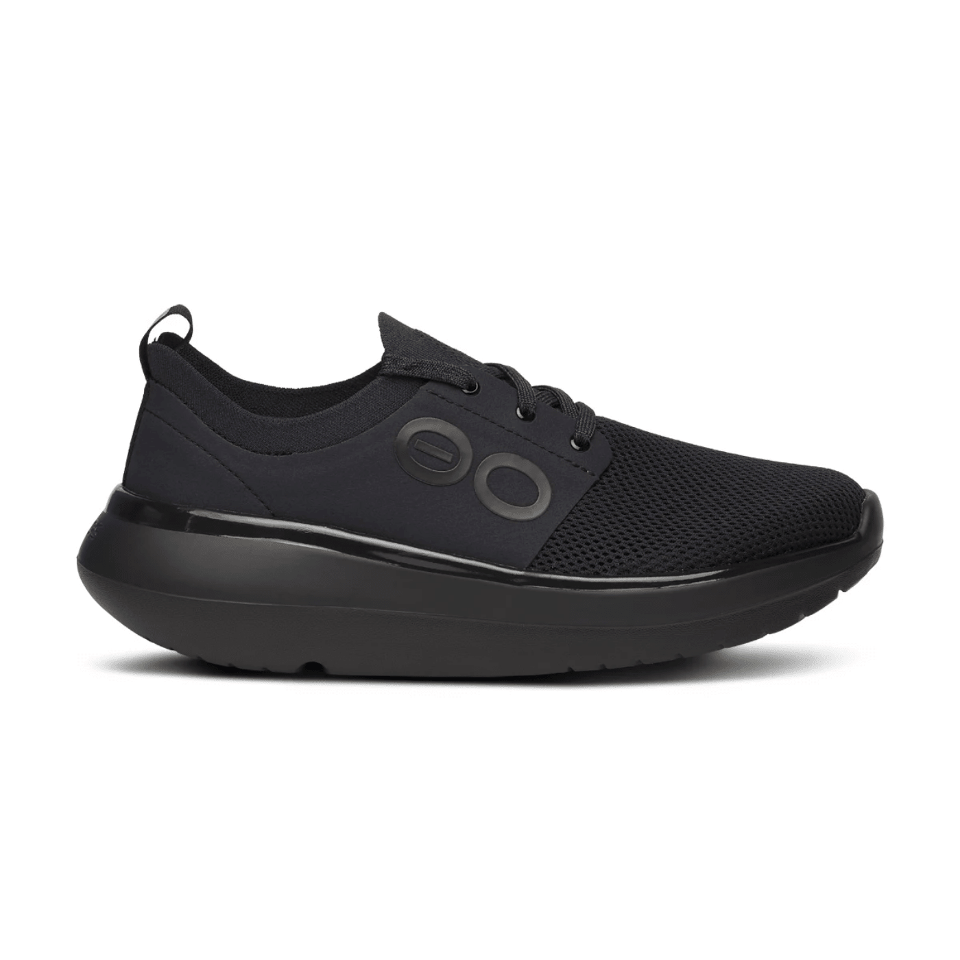 Oofos Stride Women's Lace - Up Shoe Black