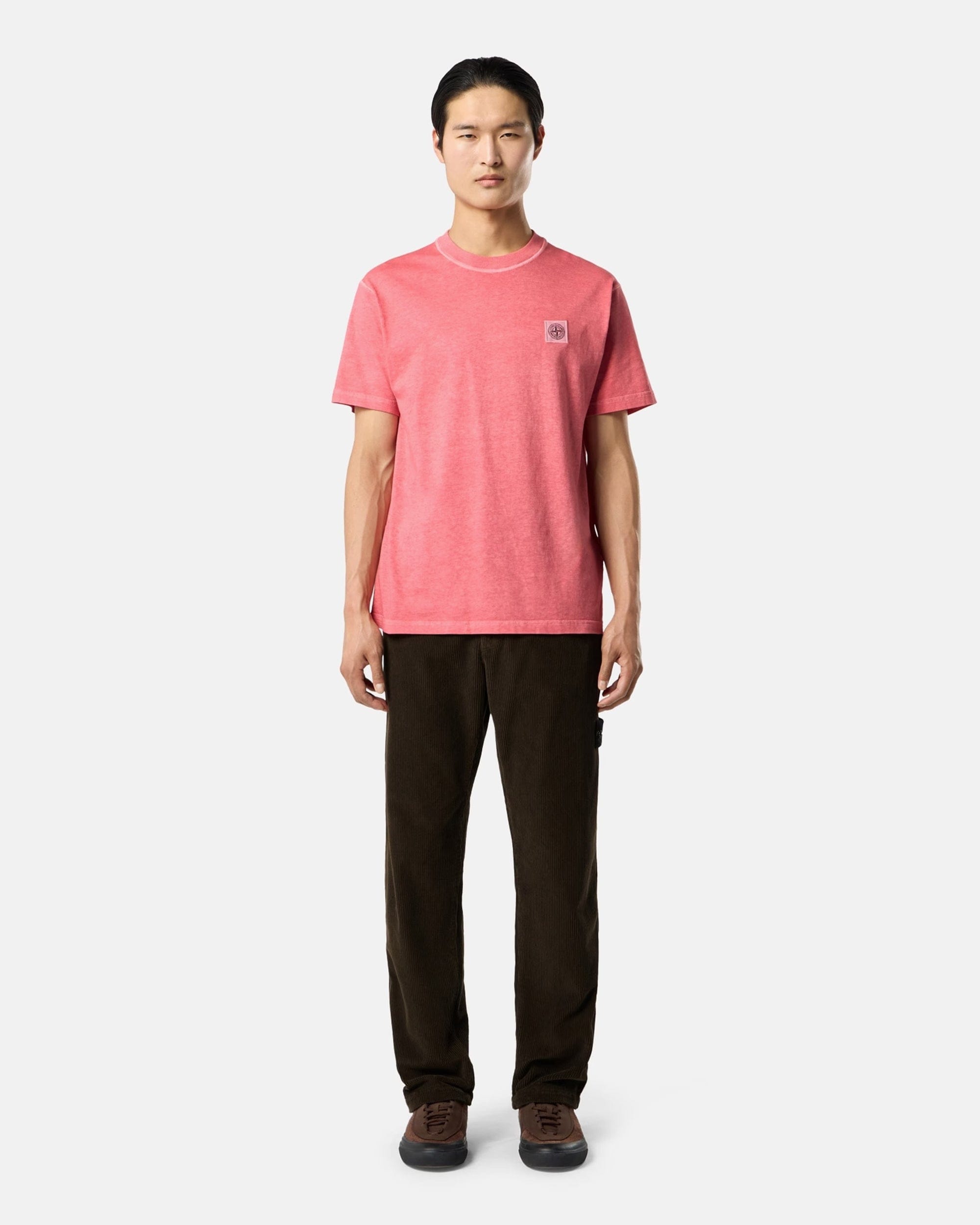 Stone Island Camiseta con logo Slim Stone Island Fissato para hombre