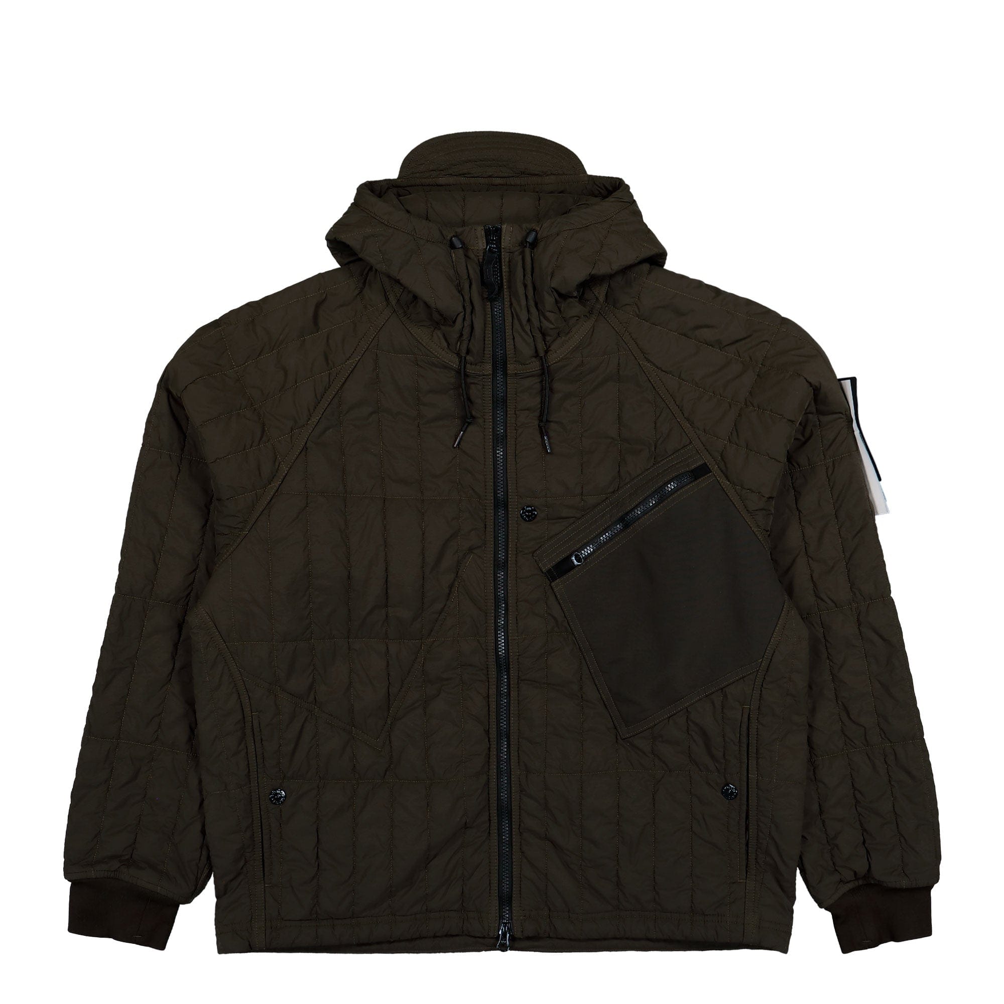 Stone Island Ultralight Nylon Quilted - TC Padded Hooded Jacket W Anti Drop
