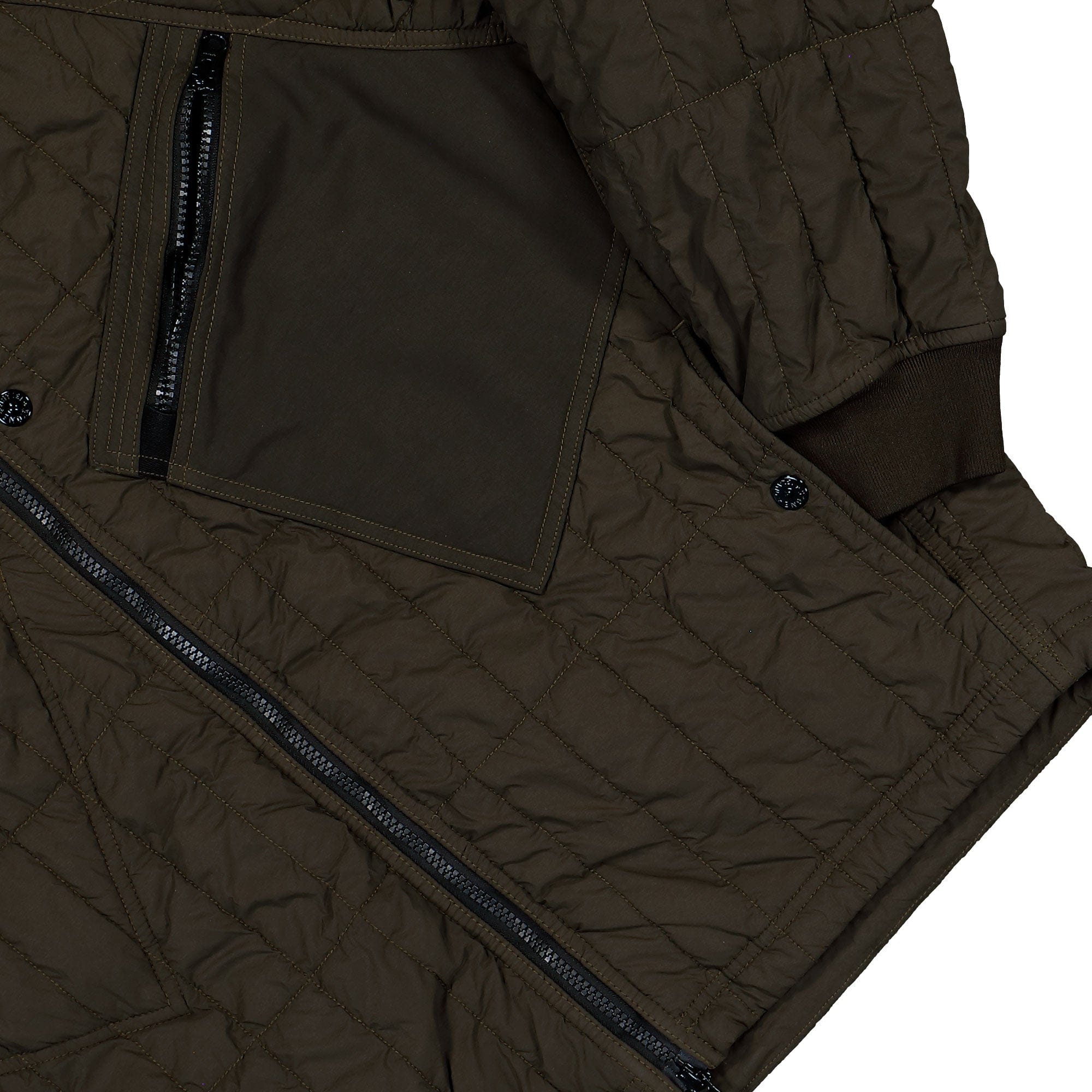 Stone Island Ultralight Nylon Quilted - TC Padded Hooded Jacket W Anti Drop