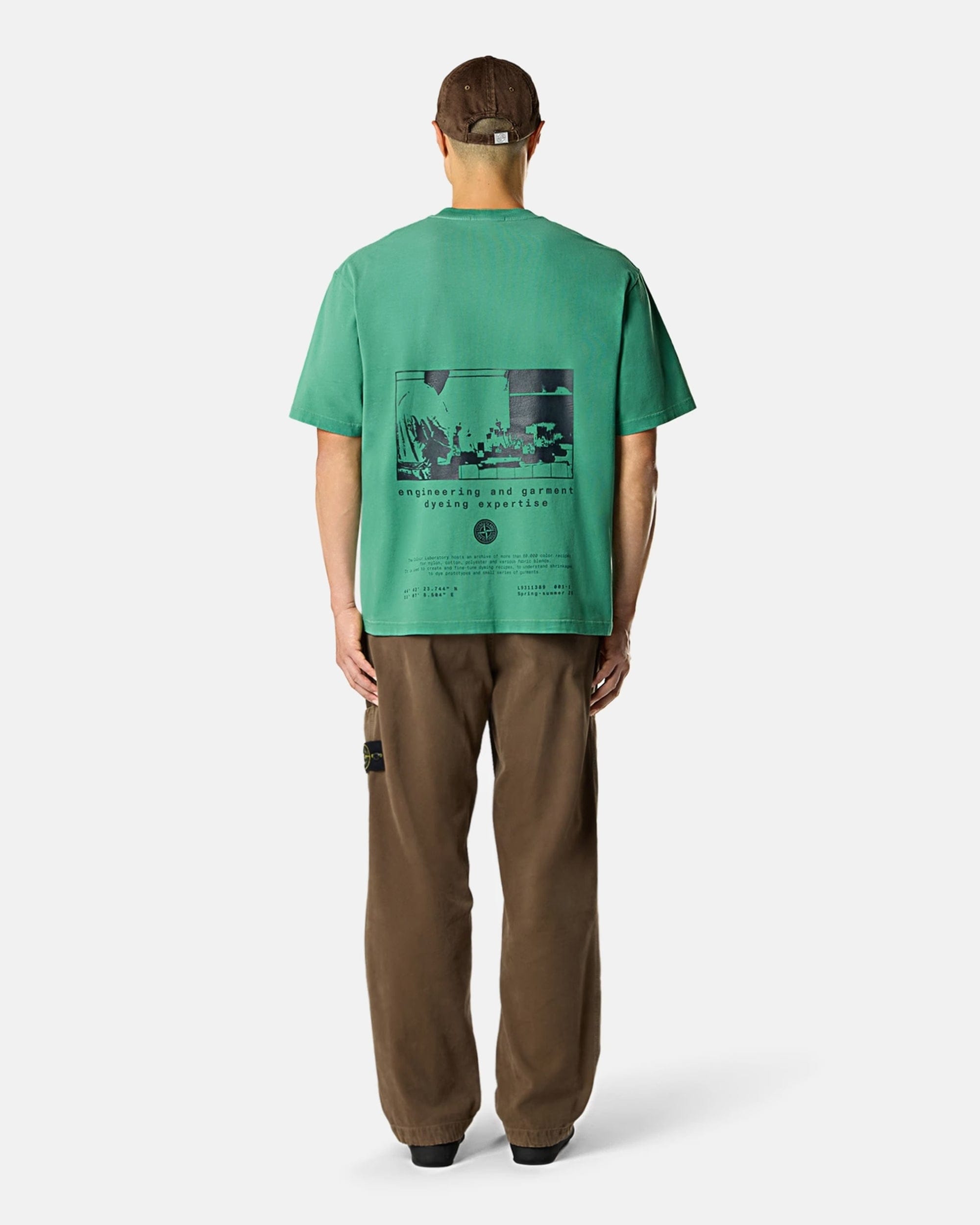 Stone Island Camiseta con gráfico Stone Island Hand Sprayed para hombre