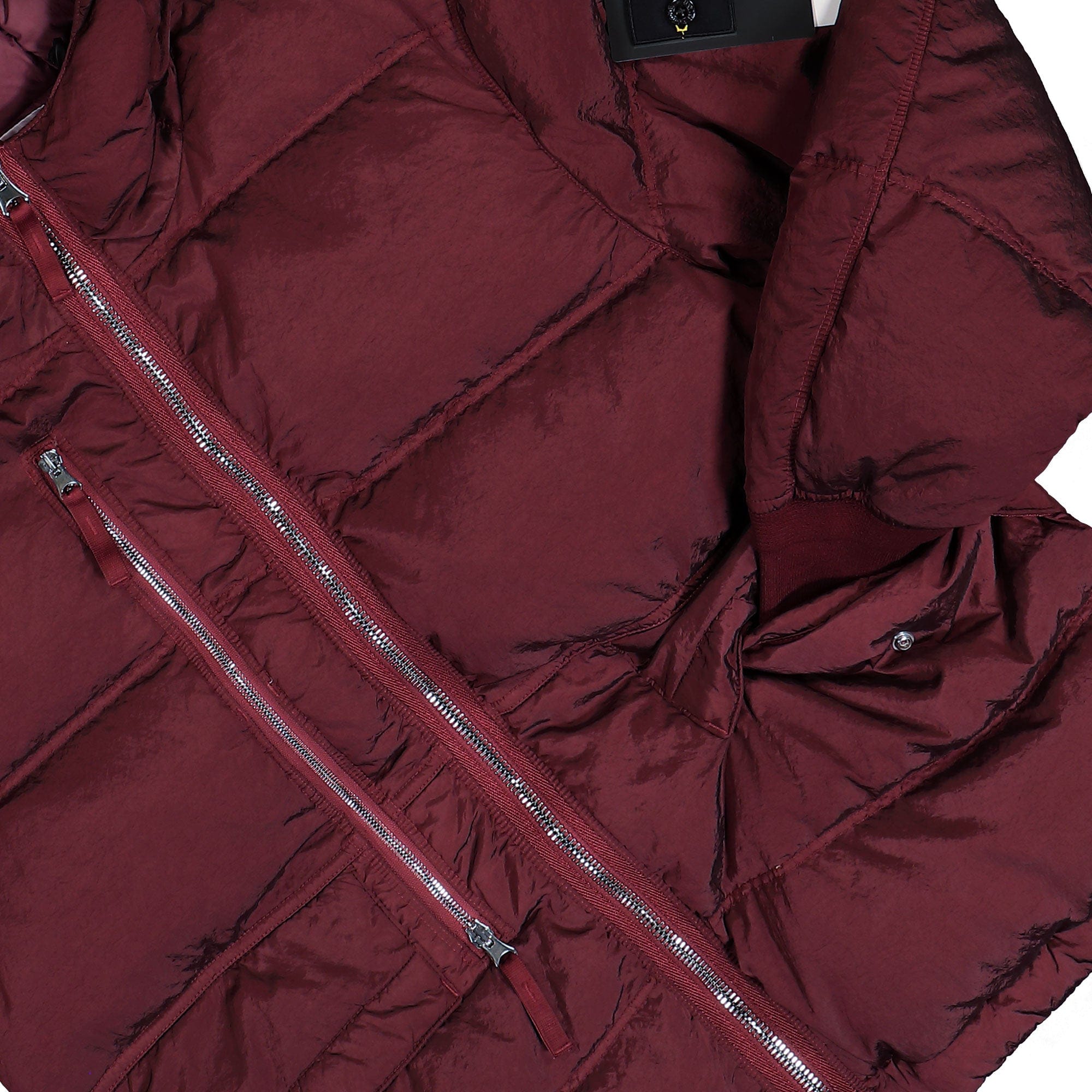 Stone Island Down Jacket With Anti - Drop And Nylon Metal